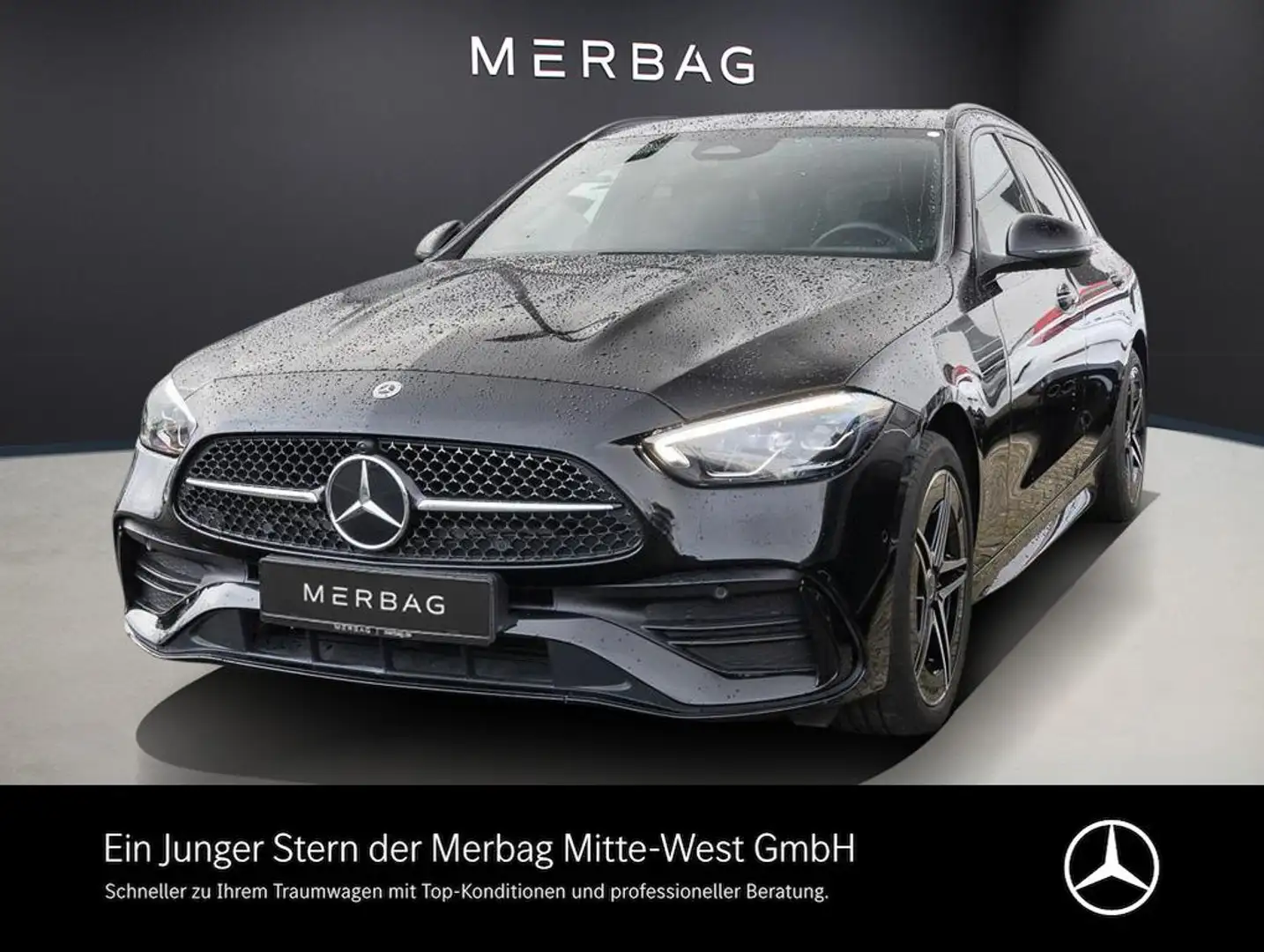 Mercedes-Benz C 300 e T-Modell SpurW S-Sitz ParkAss. LED LM Noir - 1