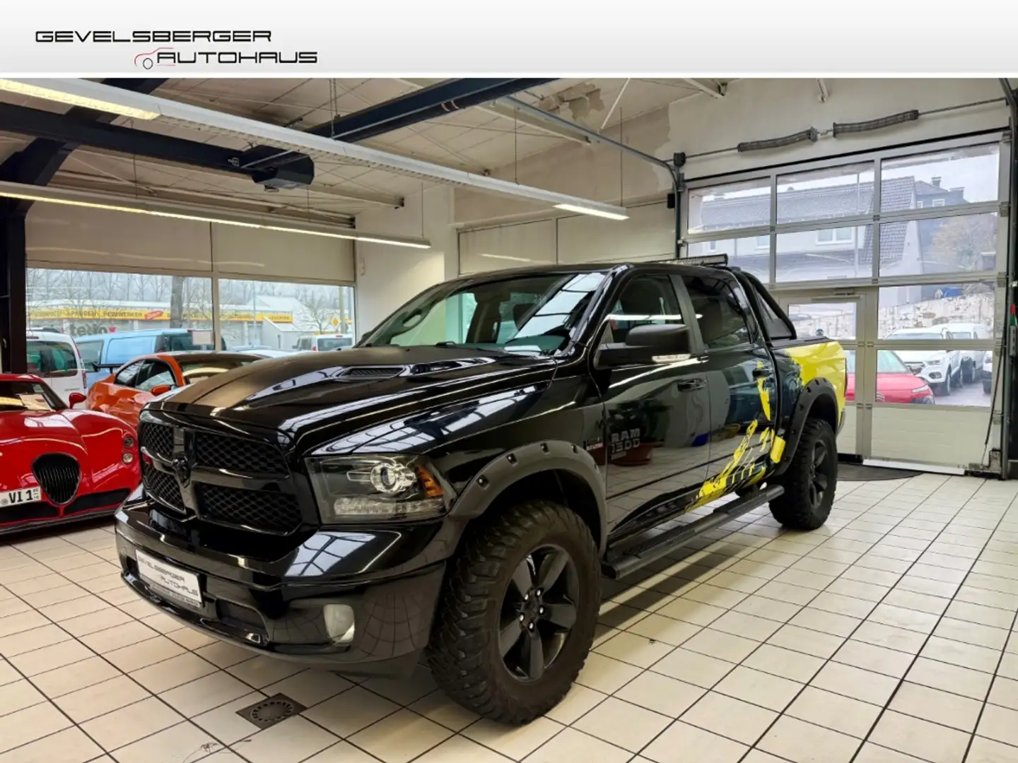 Dodge RAM Ram1500 4X4 Sportabgas Leder eFH ZV ESP ABS Servo Black - 1