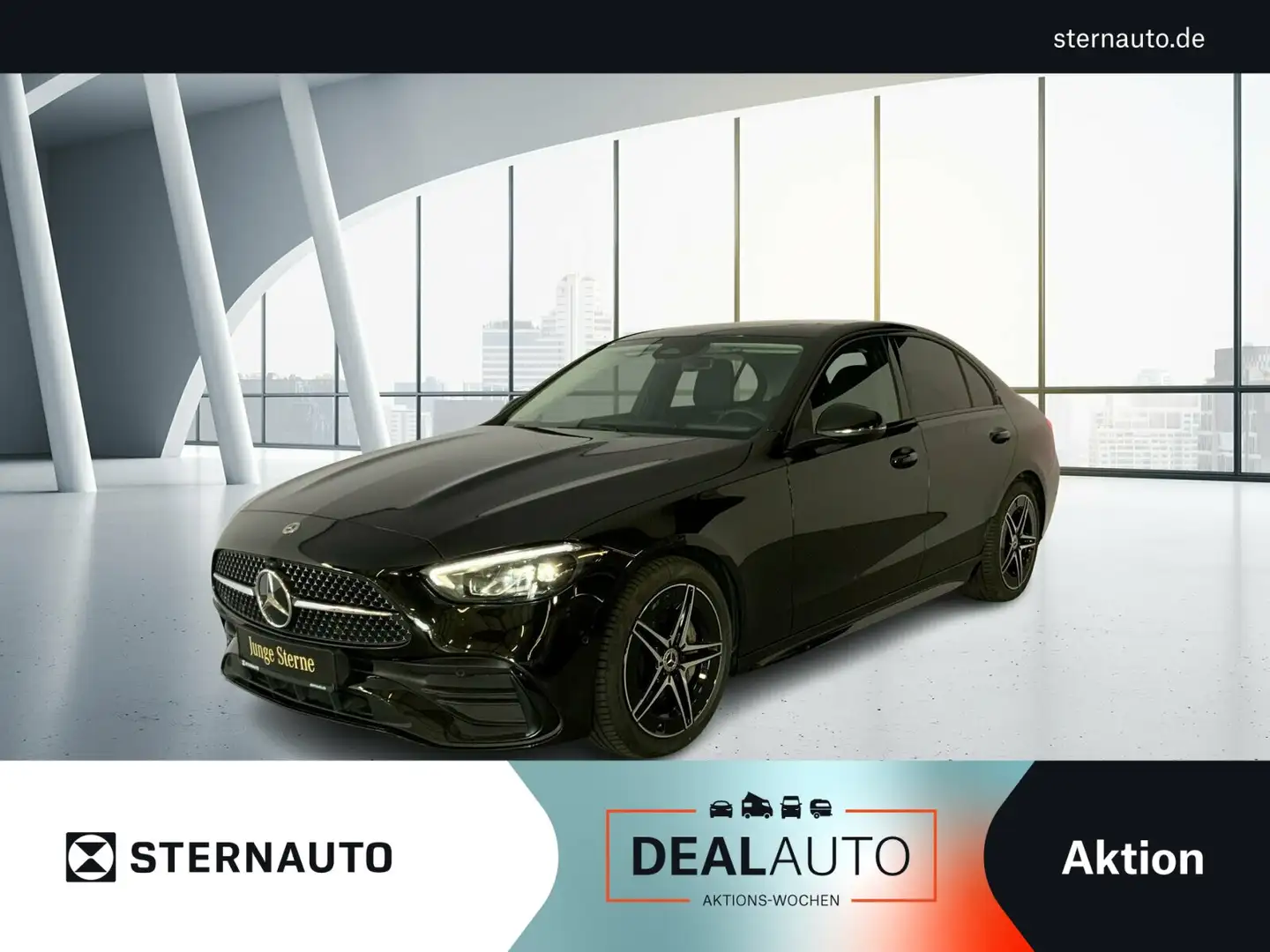 Mercedes-Benz C 220 C 220 d AMG Night Schiebedach WinterPak CarPlay Noir - 1