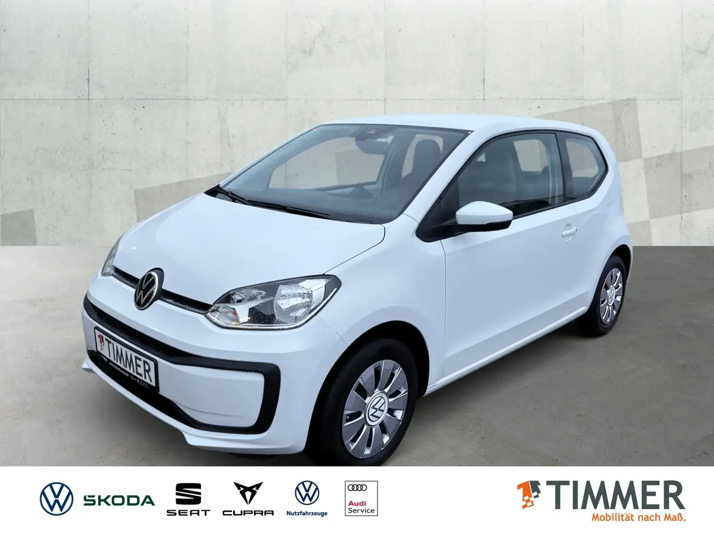 Volkswagen up! 1.0 MOVE +ALLWETTER +CLIMA +DAB+ +TELEFON USB + Weiß - 1