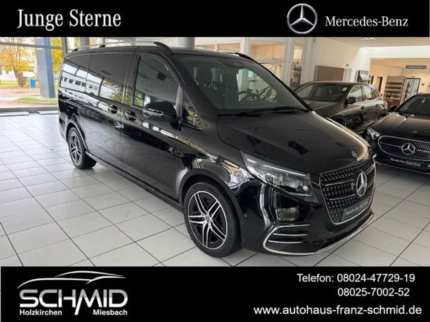 Mercedes-Benz V 300 d 4MATIC STYLE Lang AMG PANO AHK STHZG Abs Schwarz - 1