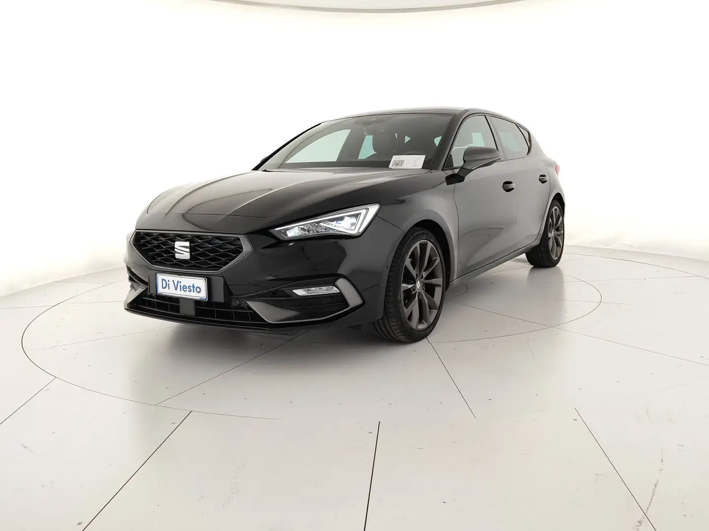 SEAT Leon 1.5 ecotsi act 150cv fr Zwart - 1