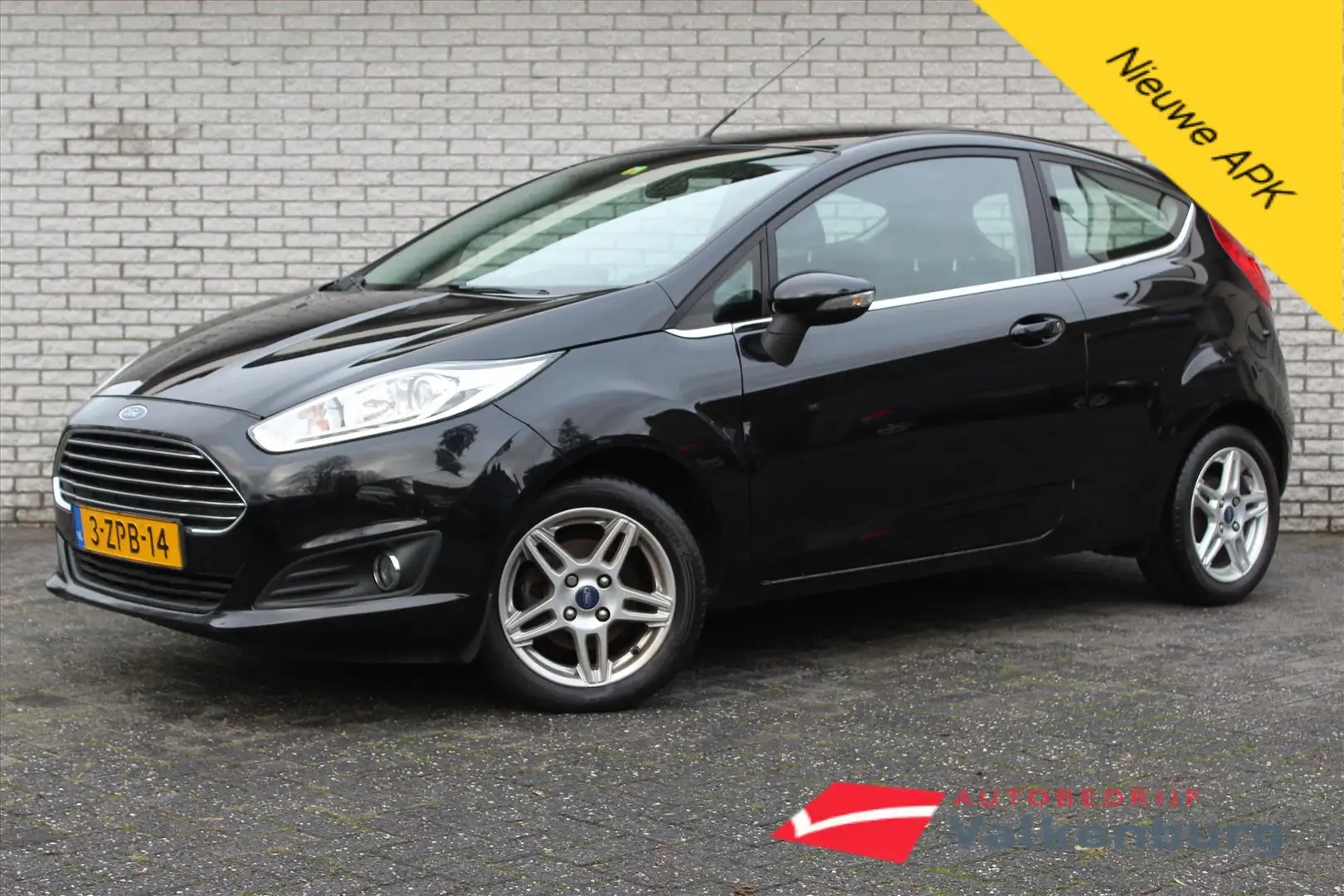Ford Fiesta 1.0 80PK 3D S/S Titanium | NAVI | LED | LMV 15'' | Zwart - 1