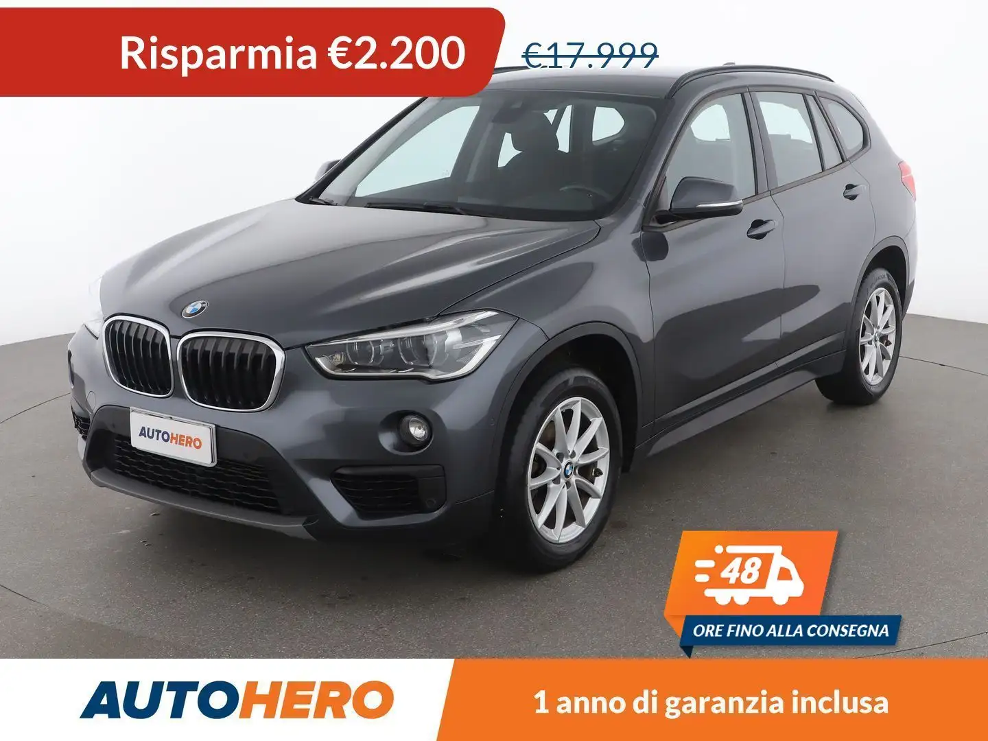 BMW X1 sDrive 16d Advantage Grigio - 1
