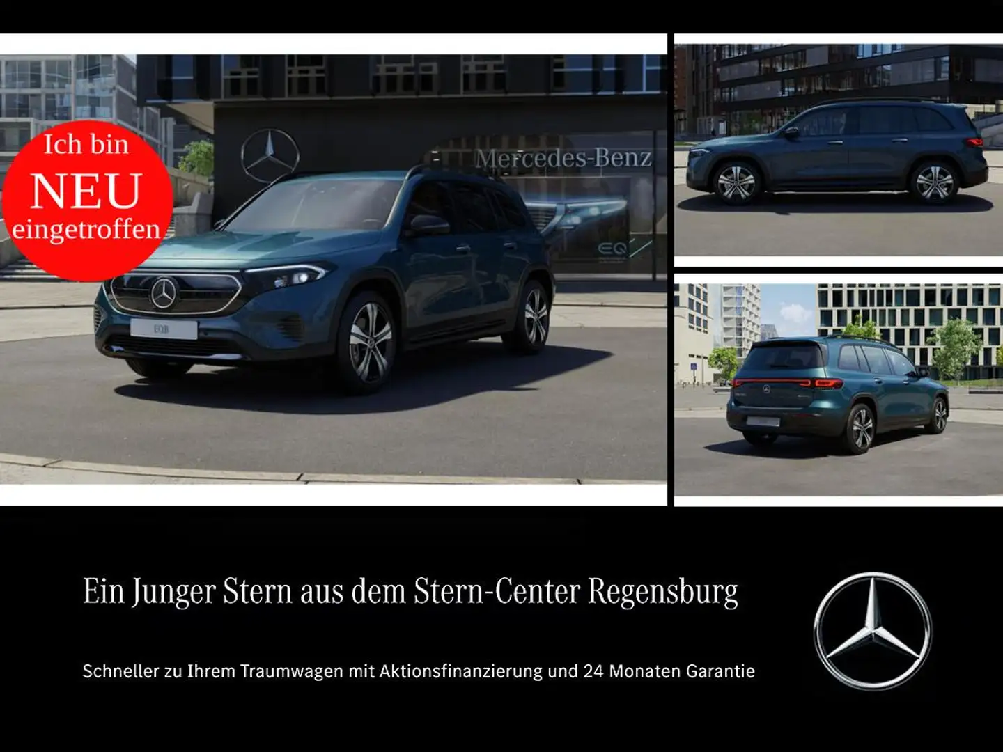 Mercedes-Benz EQB 350 4MATIC LED Sitzklima MBUX Wide 360 HUD Blu/Azzurro - 1