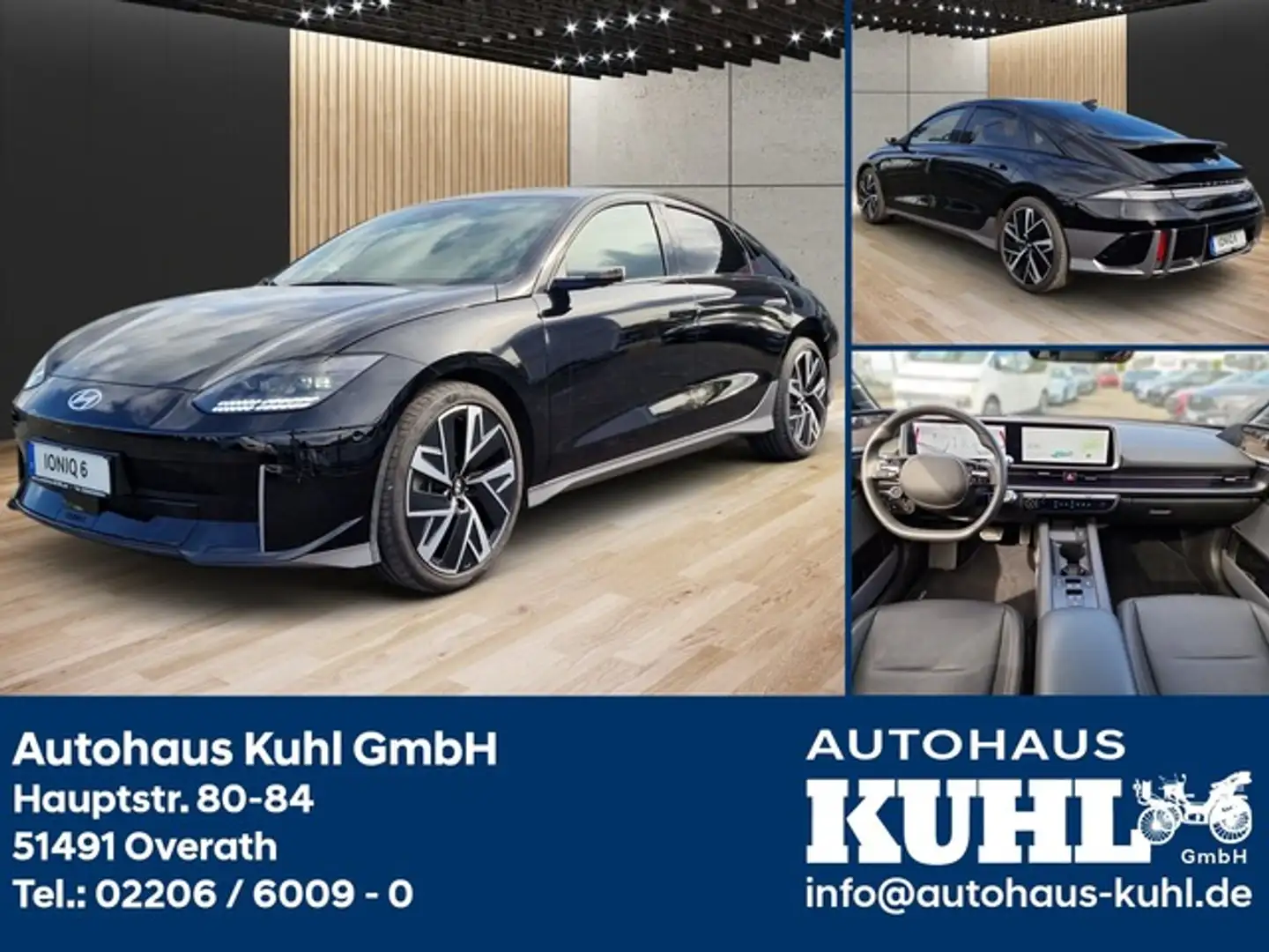 Hyundai IONIQ 6 Ioniq 6 77,4kWh Uniq 2WD SD Navi,Digi A-Spiegel Zwart - 1