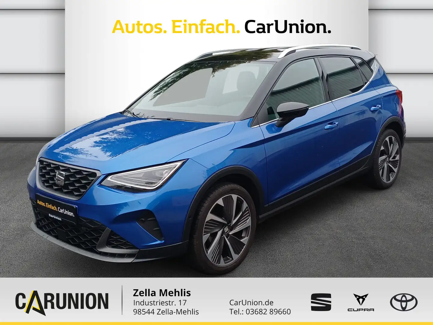 SEAT Arona FR 1.0 TSI 81 DSG *AHK*LED*NAVI*SITZH* Blau - 1