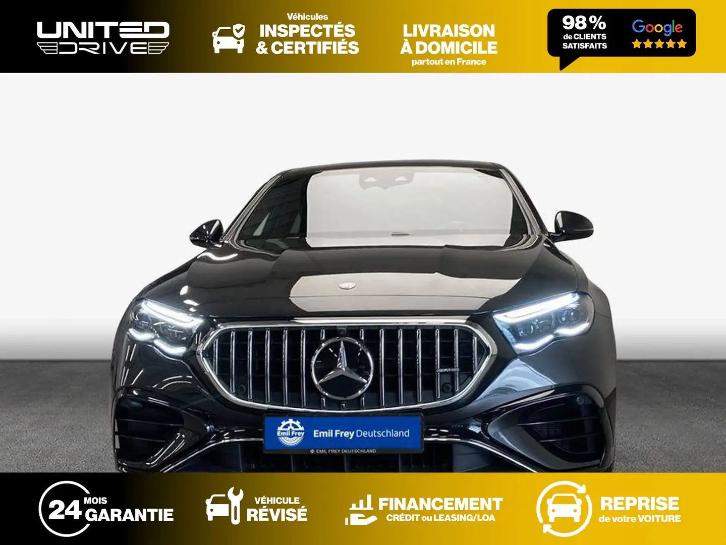 Mercedes-Benz E 53 AMG Hybrid 9G 4Matic+ 449CV Noir - 2