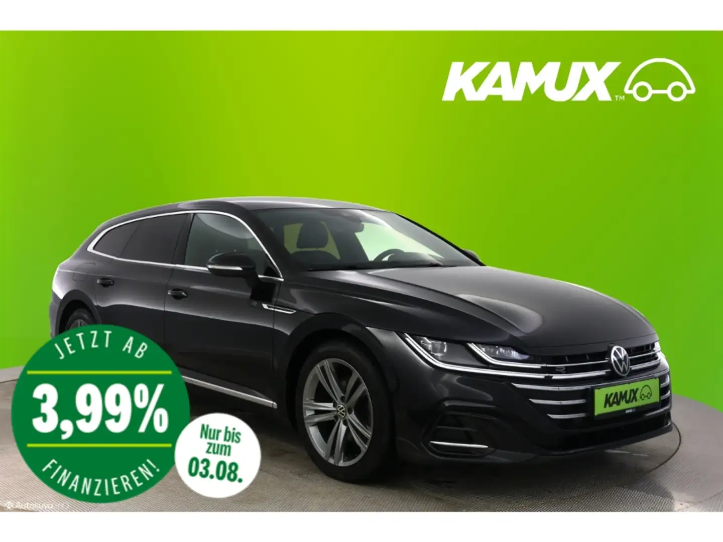 Volkswagen Arteon 2.0TDI SB DSG R-Line+LED+NAVI+VIRTUAL+AHK Zwart - 1