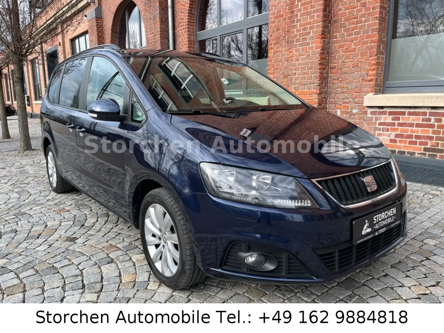 SEAT Alhambra 1.4 TSI 4KIDS*KETTE NEU*KAMERA*7-SITZE* Blau - 1