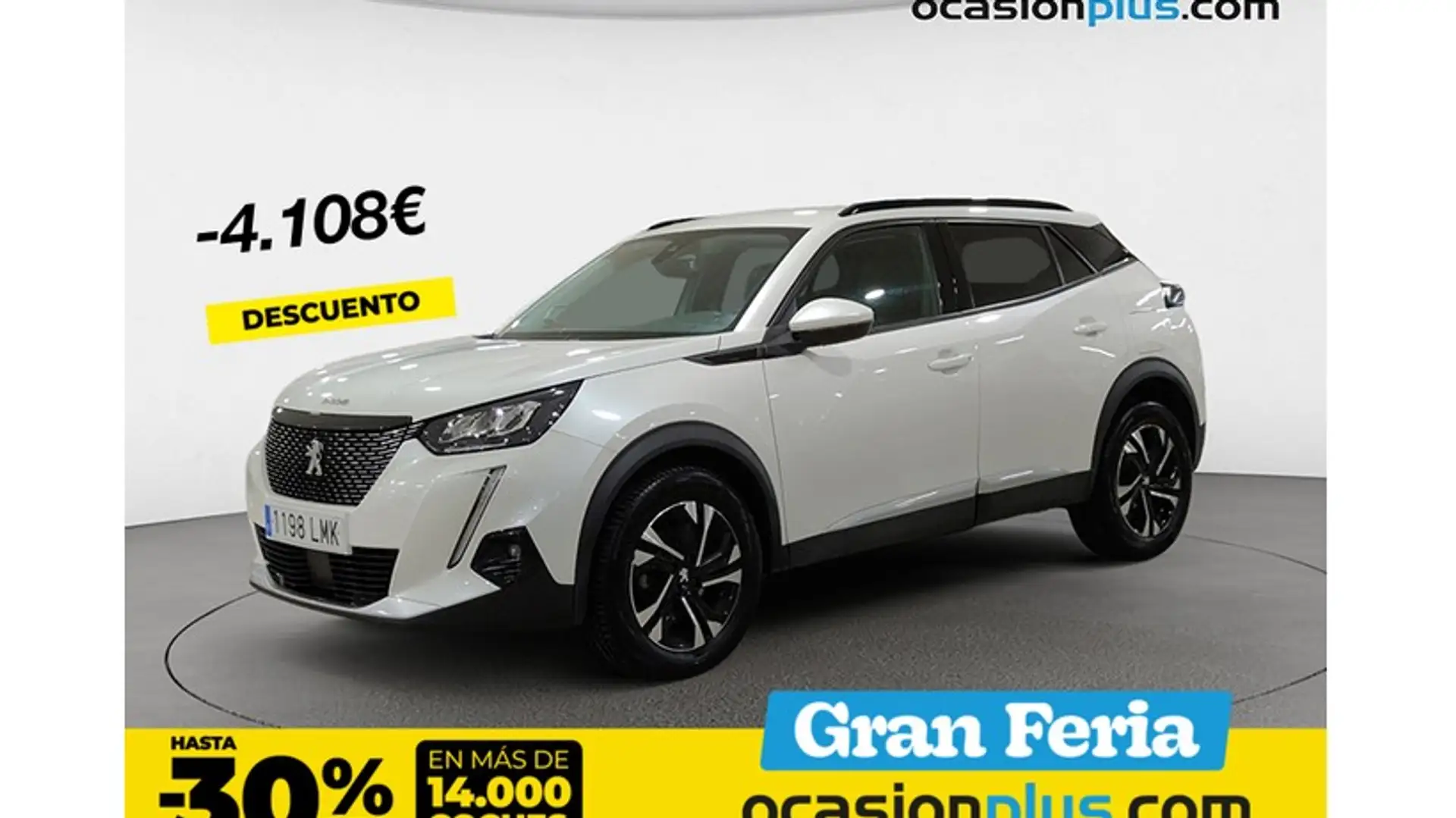 Peugeot 2008 1.5BlueHDi S&S Allure Pack EAT8 130 Wit - 1