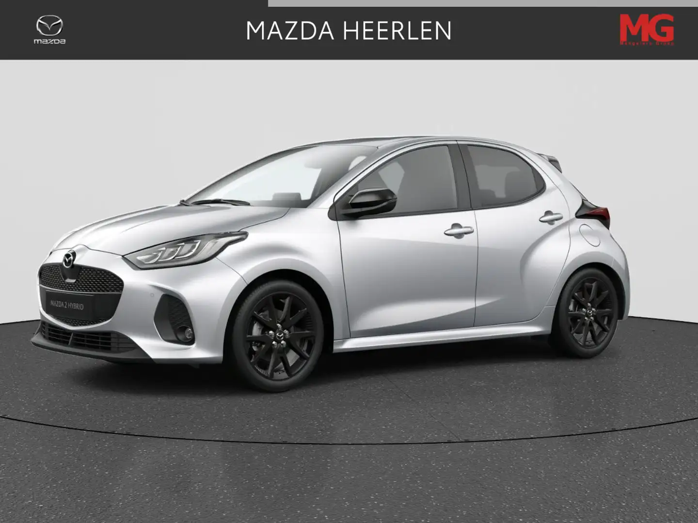 Mazda 2 Hybrid 1.5 Homura Mengelers Actieprijs: € 30.890,0 Zilver - 1