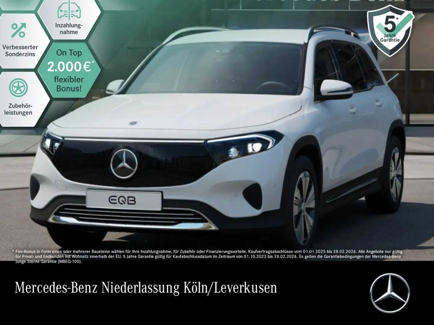 Mercedes-Benz EQB 350 4M PROG+ADVANCED+KAMERA+SPUR Weiß - 1