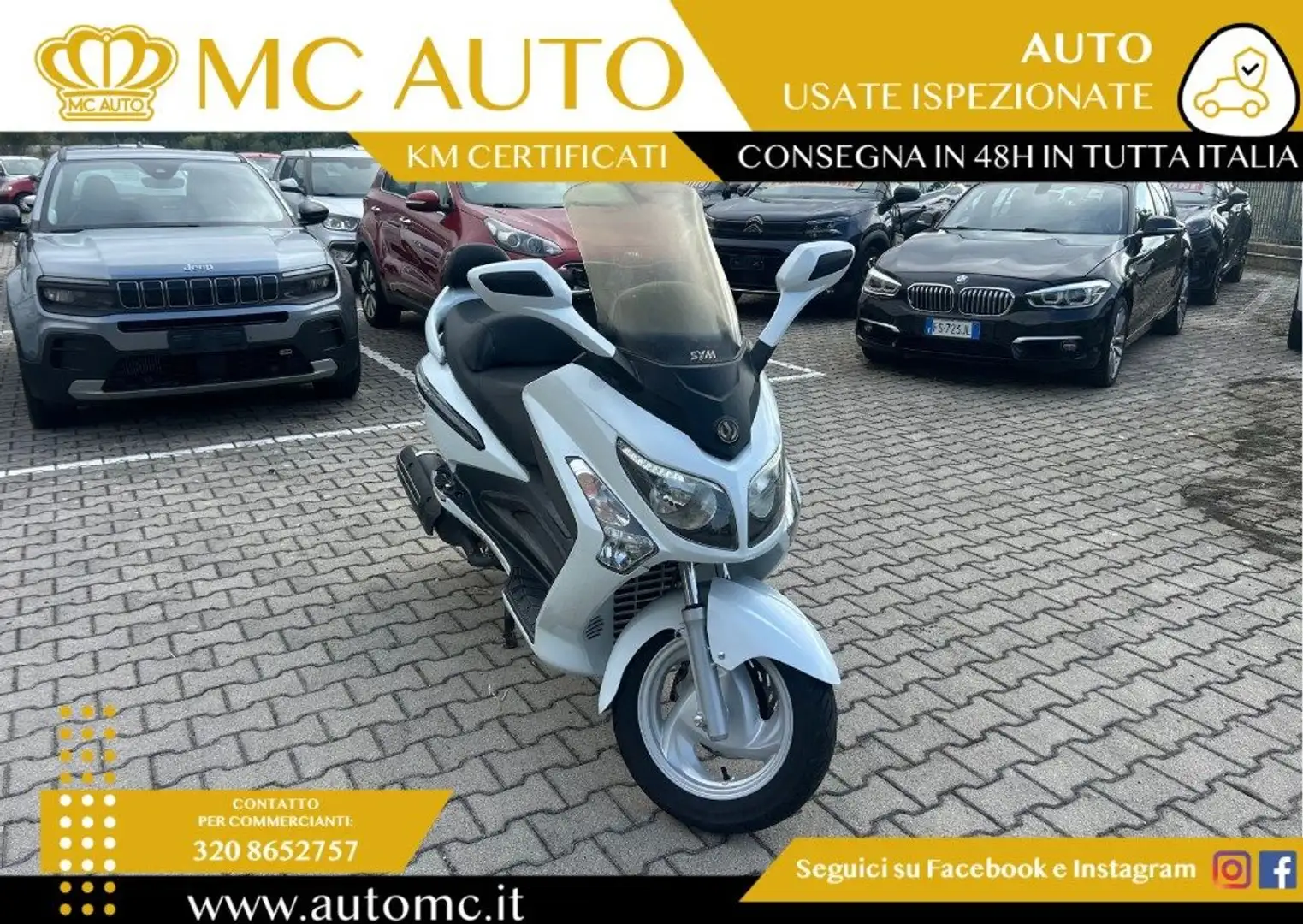 SYM Joymax 300 JOYMAX 300 Bianco - 2