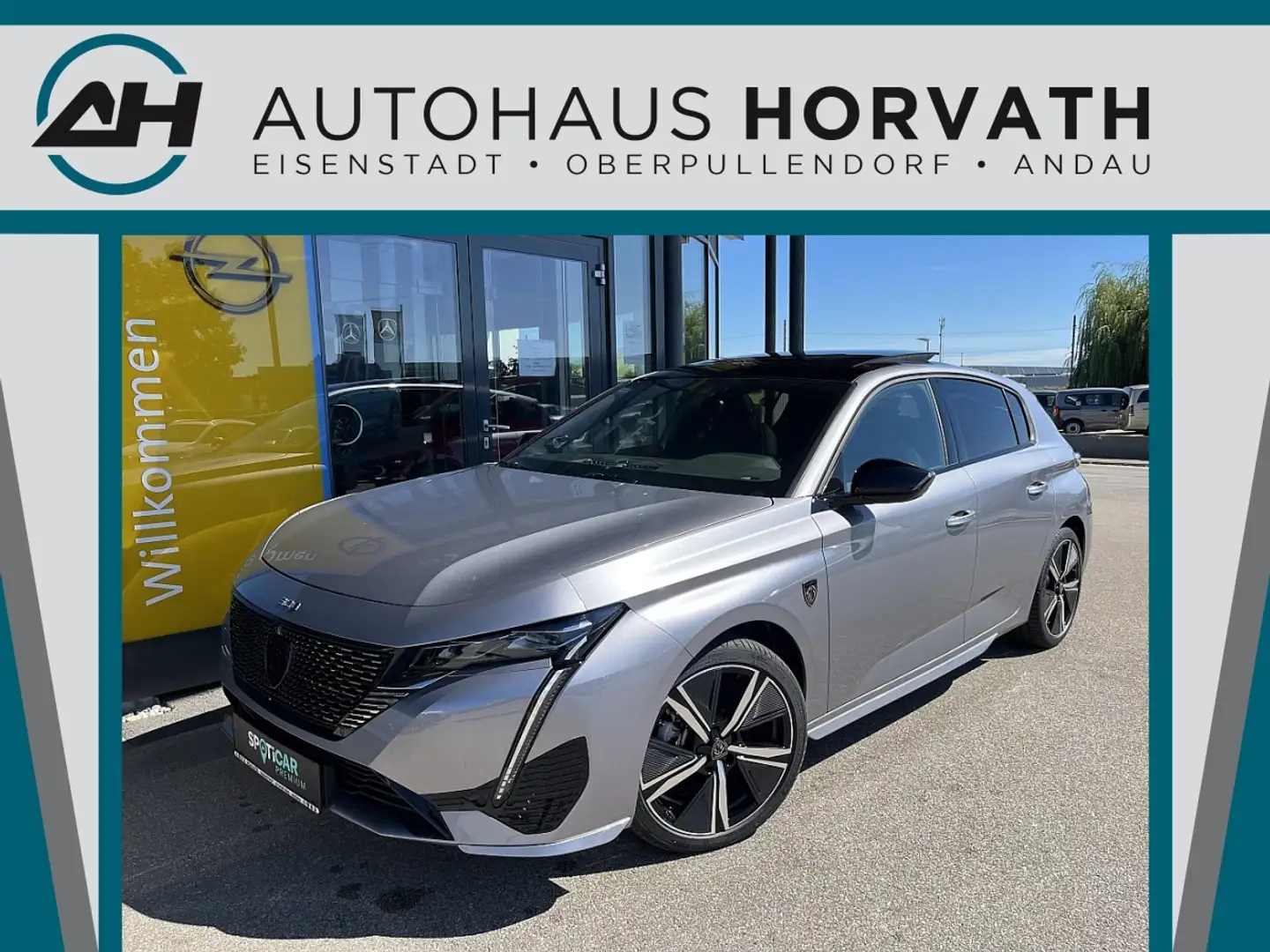 Peugeot 308 Hybrid 145 e-DSC6 GT-32%!MATRIXLED,NAVI,KAMERA,... Grau - 1