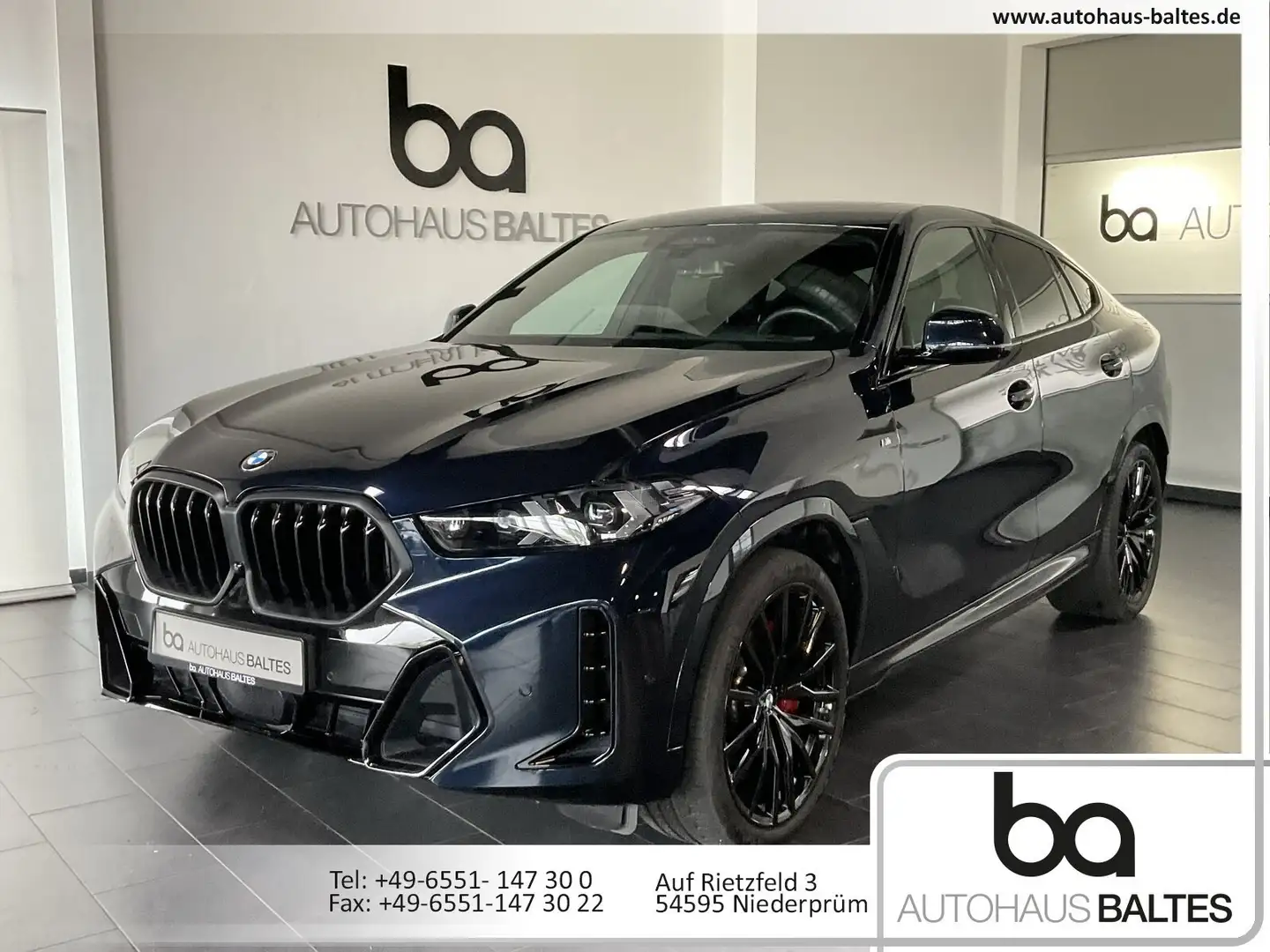 BMW X6 X6 xDrive 30d M Sport 22"/Pano/HK/DrivPro/Luft/AHK Noir - 1