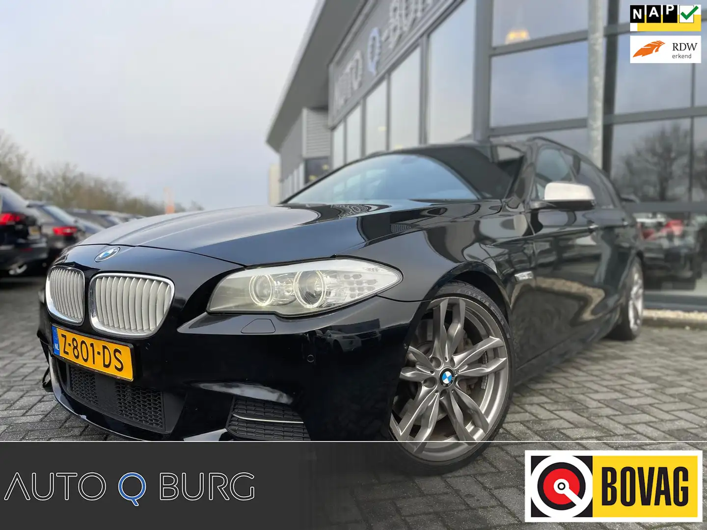 BMW M550 5-serie Touring M550xd | M Pakket | Navi | Adaptie Siyah - 1