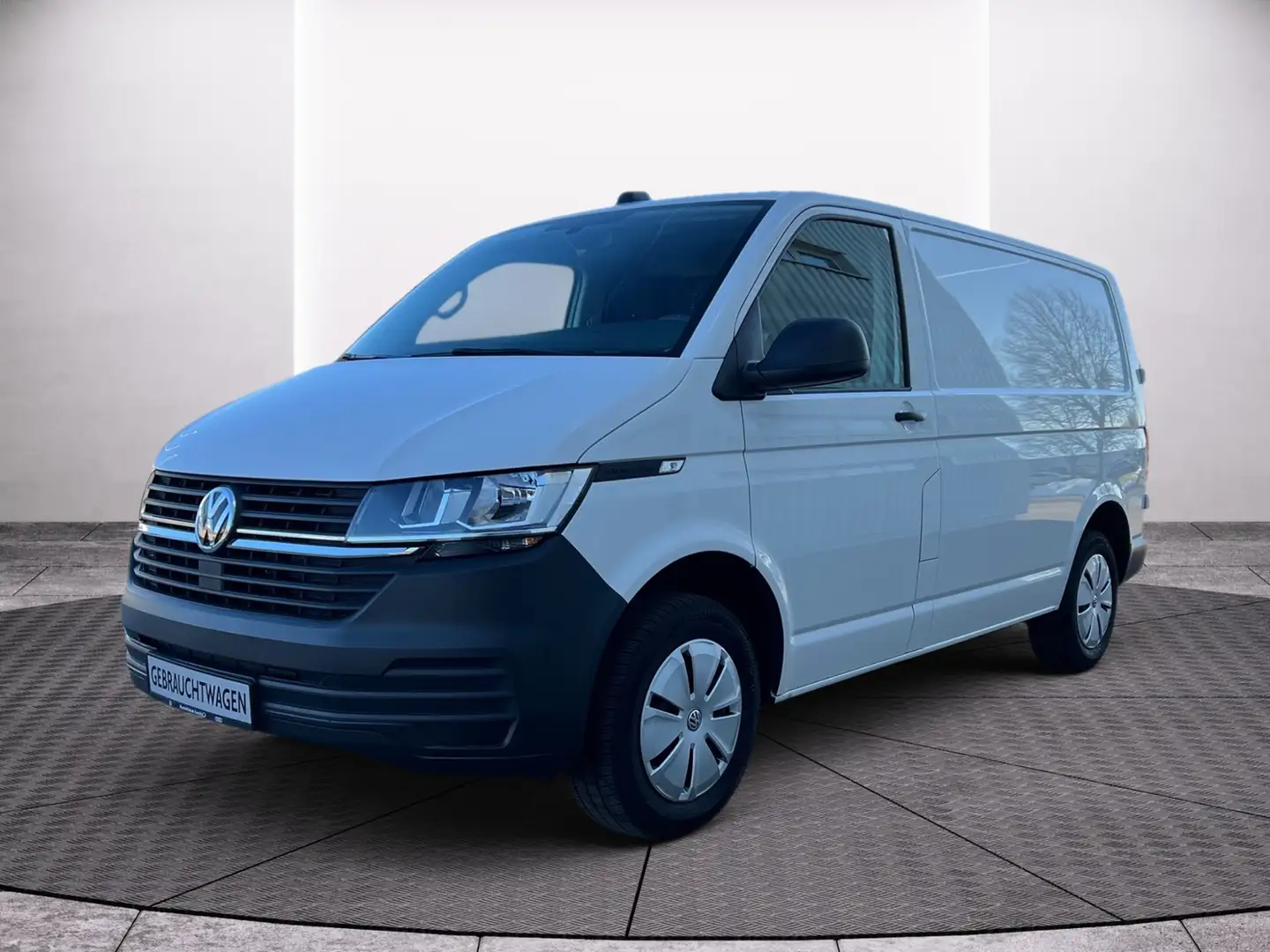 Volkswagen Transporter T6.1 KR 2.0 TDI Kasten vorb. AHK Kamera Klima Weiß - 2