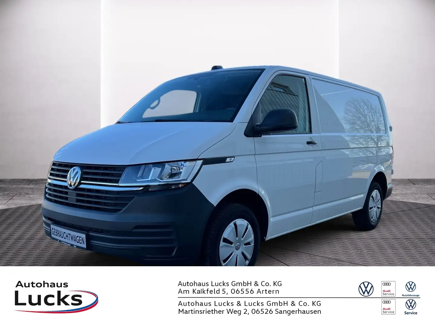 Volkswagen Transporter T6.1 KR 2.0 TDI Kasten vorb. AHK Kamera Klima Weiß - 1
