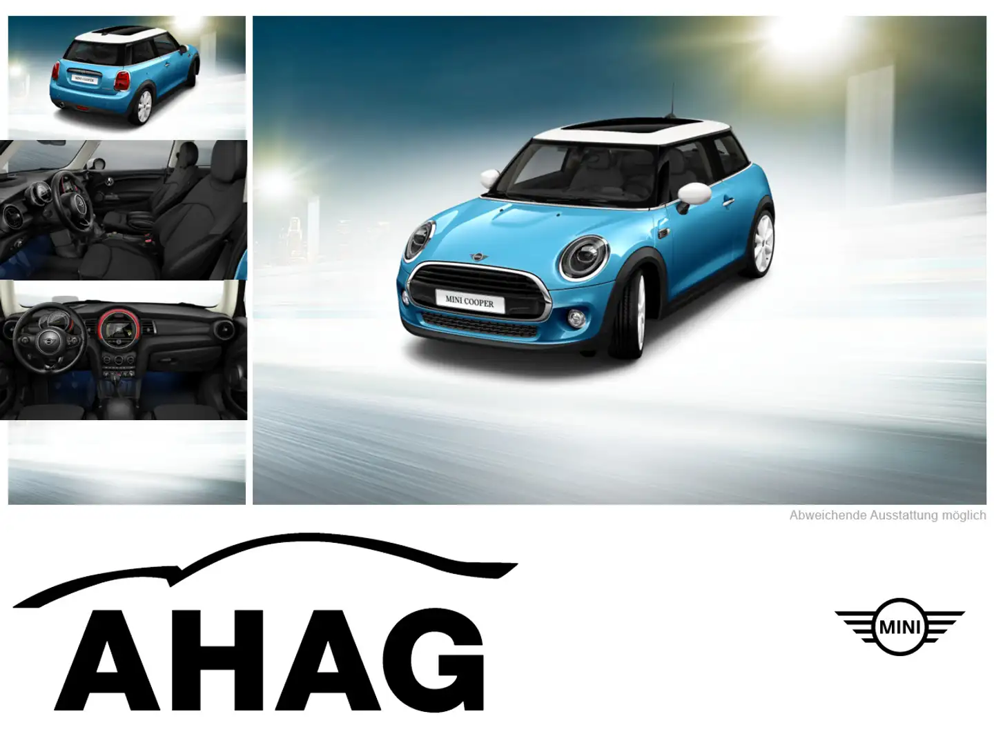 MINI Cooper Panorama Klimaaut. Sportsitze PDC RFT Blau - 1