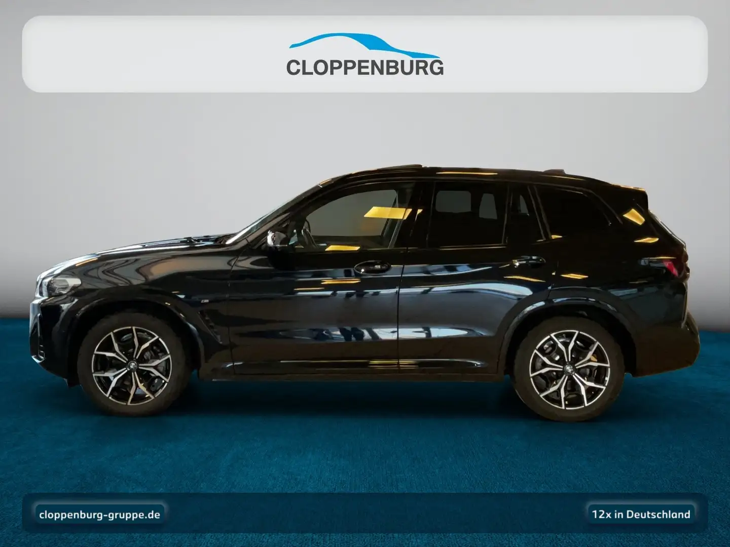 BMW X3 xDrive20d ZA M Sportpaket Head-Up+AHK+Pano+BT Schwarz - 2