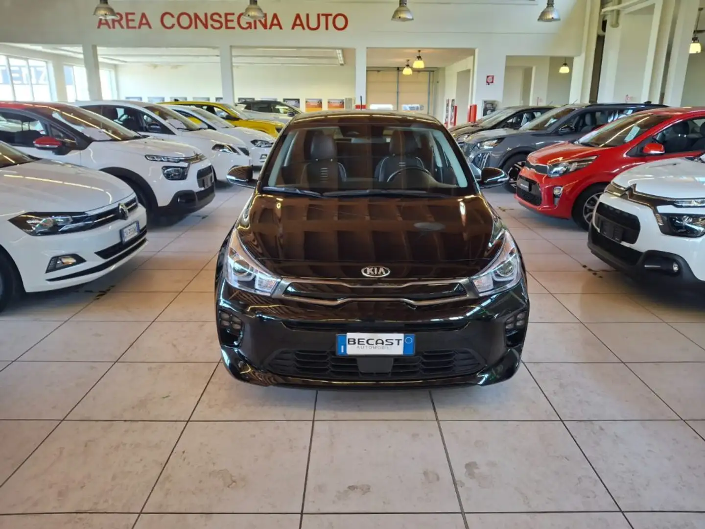 Kia Rio 1.0 T-GDi 100 CV MHEV iMT GT Line UNICO PROPRIETAR Nero - 2