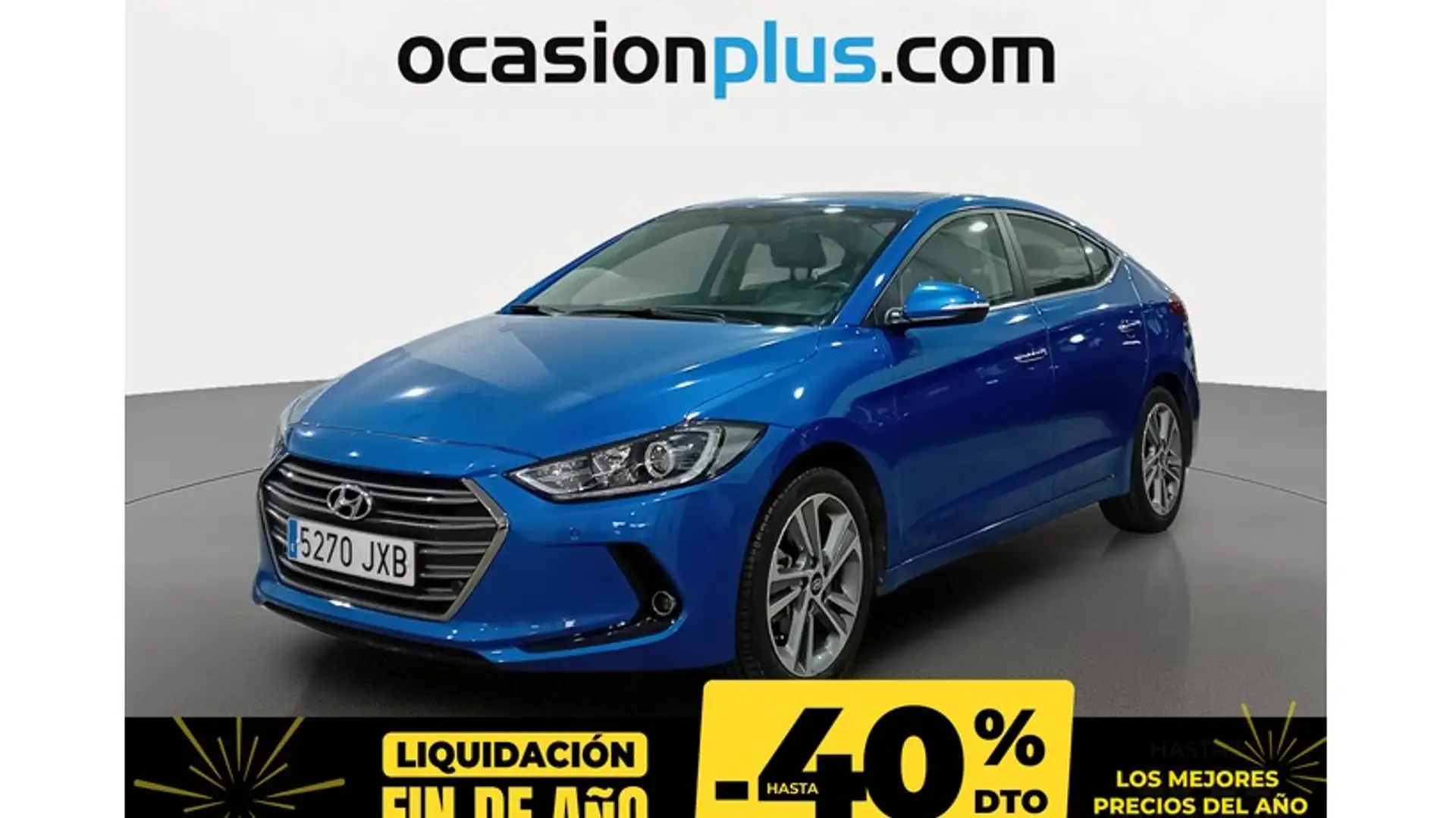 Hyundai ELANTRA 1.6CRDi Style DCT 136 Blauw - 1