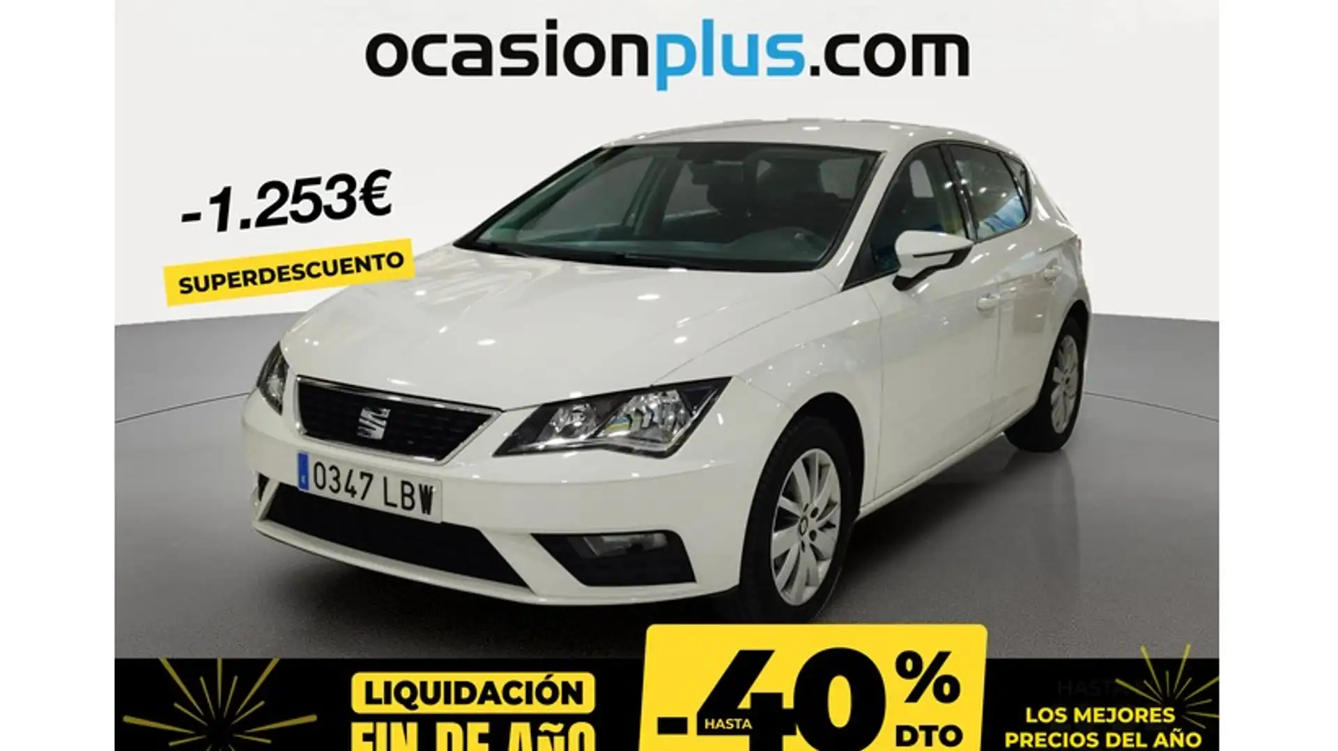 SEAT Leon 1.6TDI CR S&S Reference 115 Blanc - 1