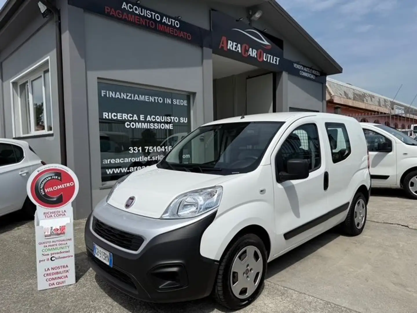 Fiat Fiorino 1.3mjt 95cv*2020*IVA DEDUCIBILE*GARANZIA*KM 56.787 Blanc - 1