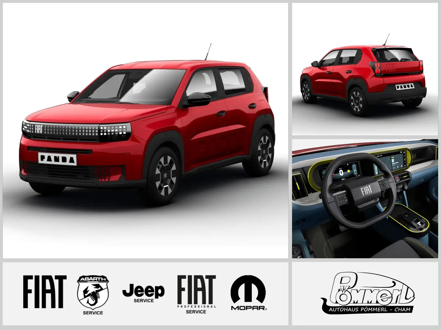 Fiat Grande Panda Hybrid ICON 1.2 eDCT 100 Rood - 1
