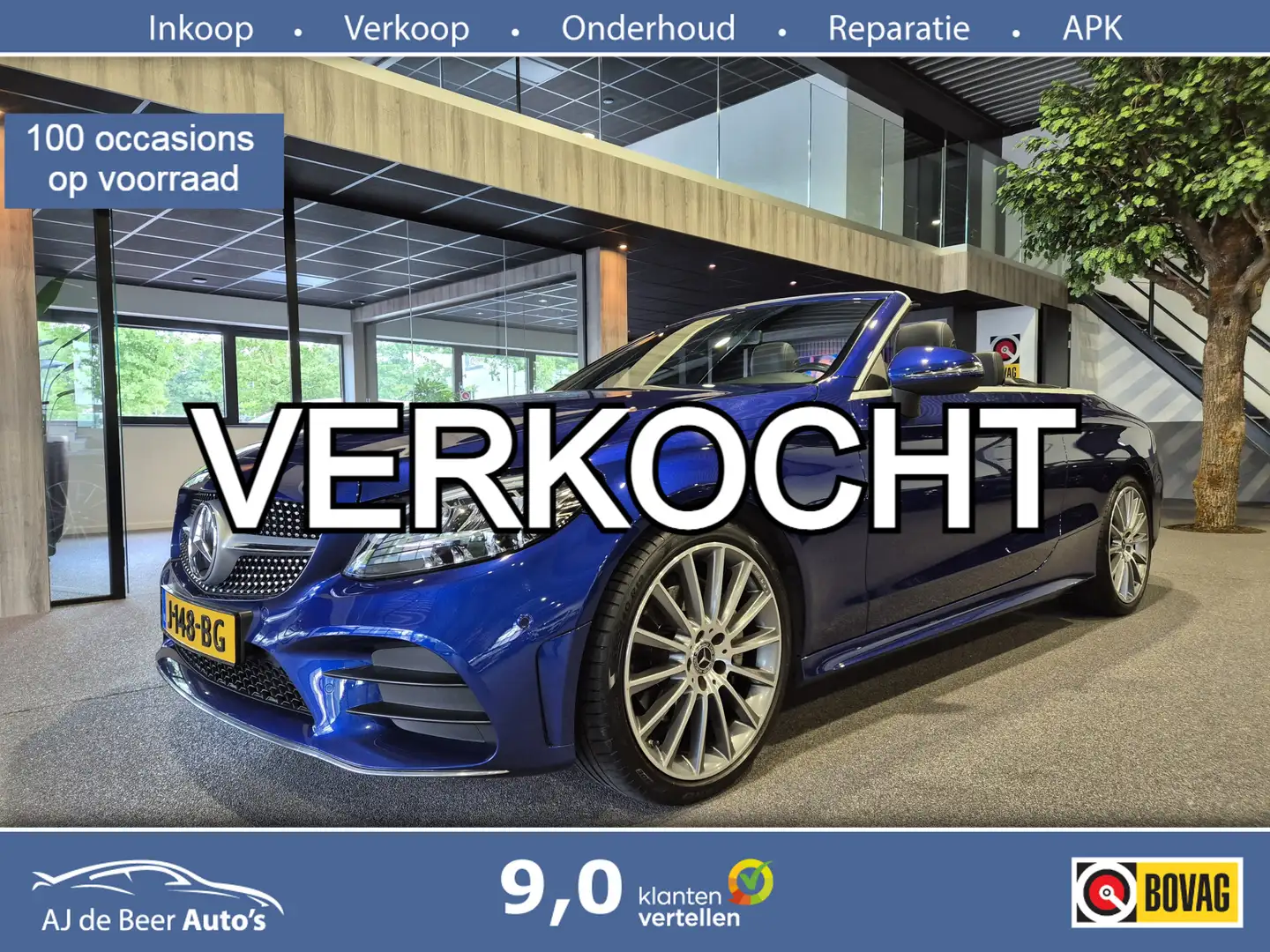 Mercedes-Benz C 200 Cabrio Advantage Pack AMG | Facelift | Camera | Ne Bleu - 1