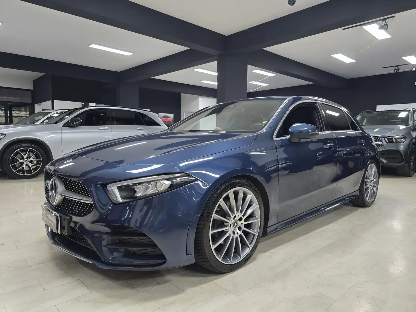 Mercedes-Benz A 180 Classe A - W177 2018 d Premium auto Blauw - 1