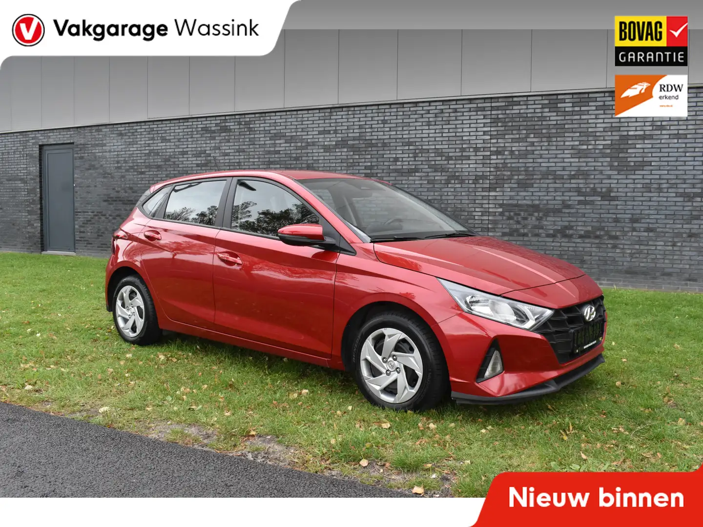 Hyundai i20 1.2 MPI Comfort Airco stuur/stoel verwarming btw a Rouge - 1