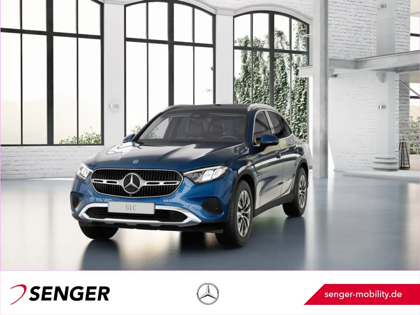 Mercedes-Benz GLC 220 d 4M Avantgarde-Advanced Panorama 360°K. Bleu - 1