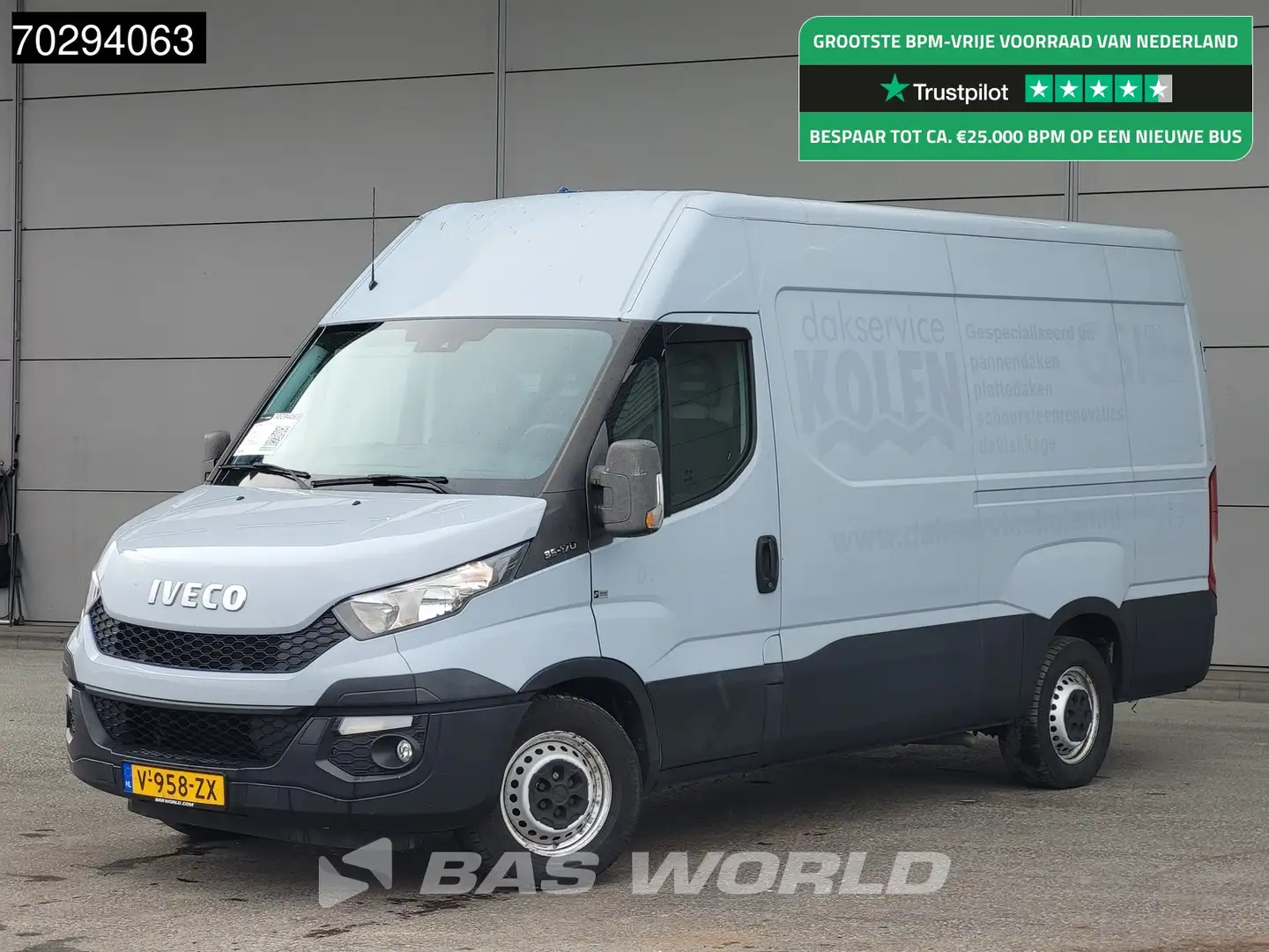 Iveco Daily 35S17 3.0L 170PK Airco Cruise Trekhaak L2 3520L 12 Grijs - 1