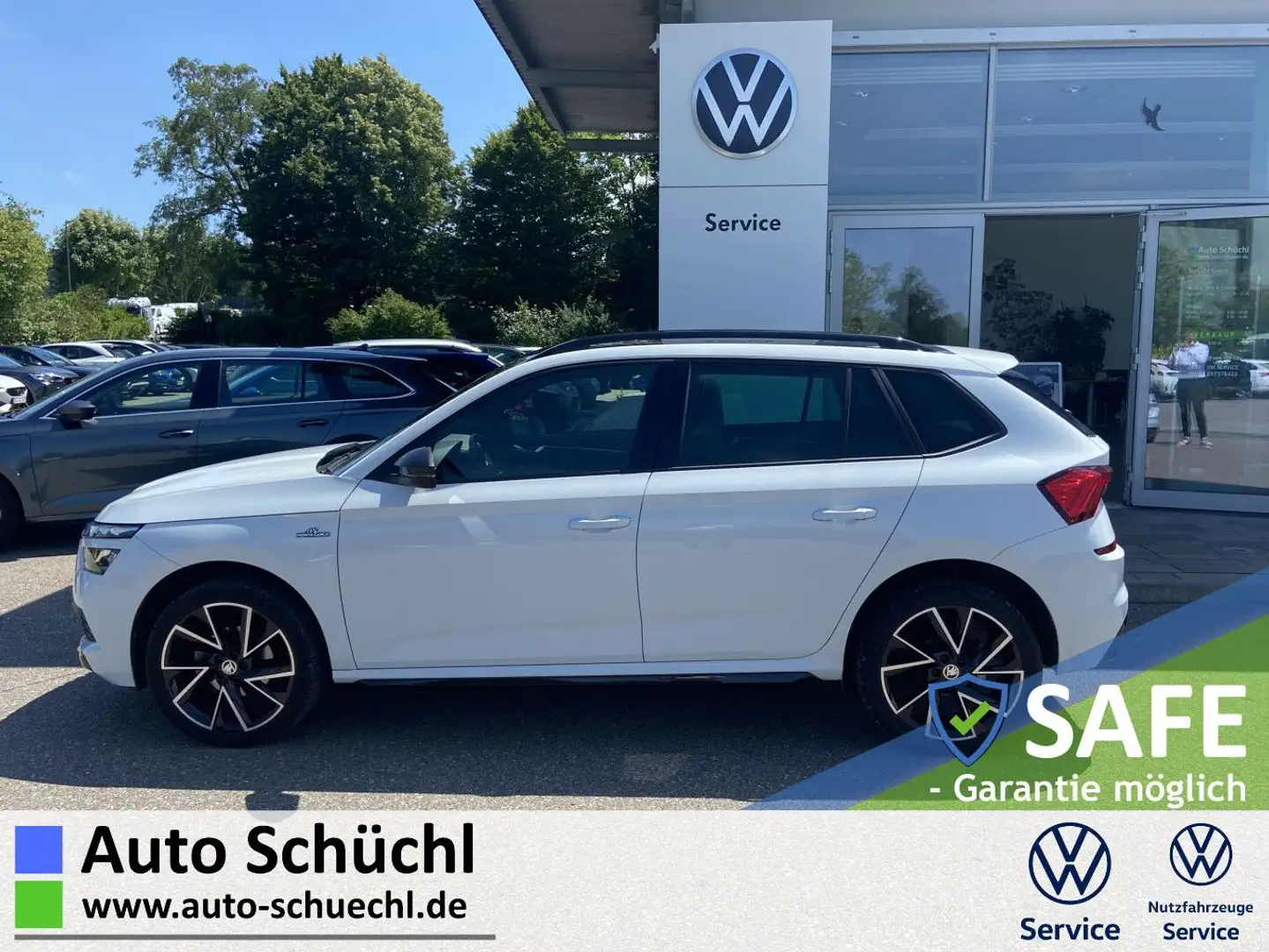 Skoda Kamiq 1.5 TSI DSG Monte Carlo 18"+EL.HECK+PANO+N Weiß - 2