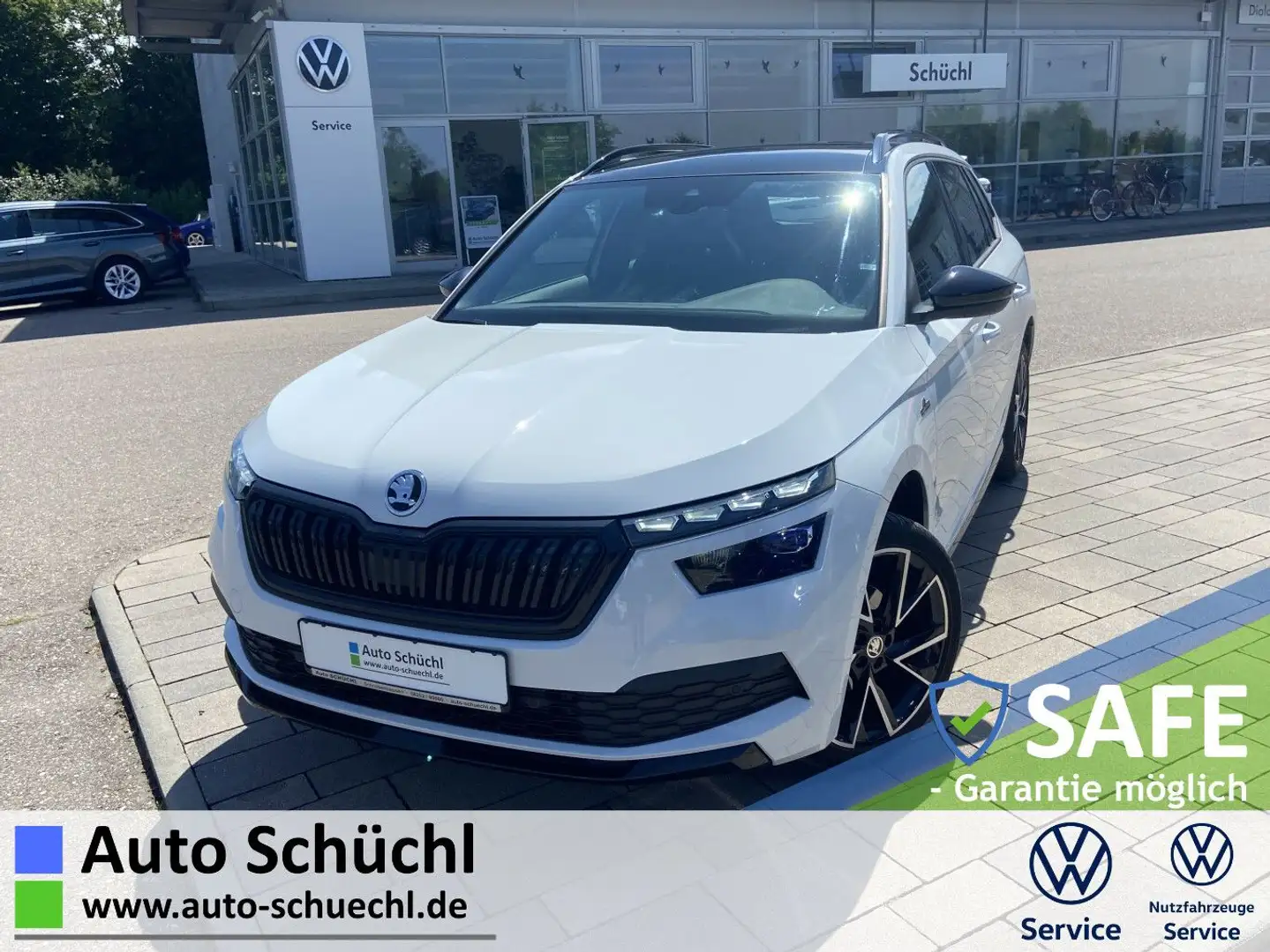 Skoda Kamiq 1.5 TSI DSG Monte Carlo 18"+EL.HECK+PANO+N Weiß - 1