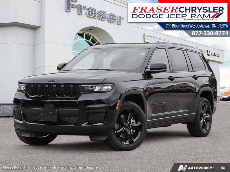 Black 2025 Jeep Grand Cherokee L Altitude 4WD SUV / Crossover Four-Wheel Drive Automatic