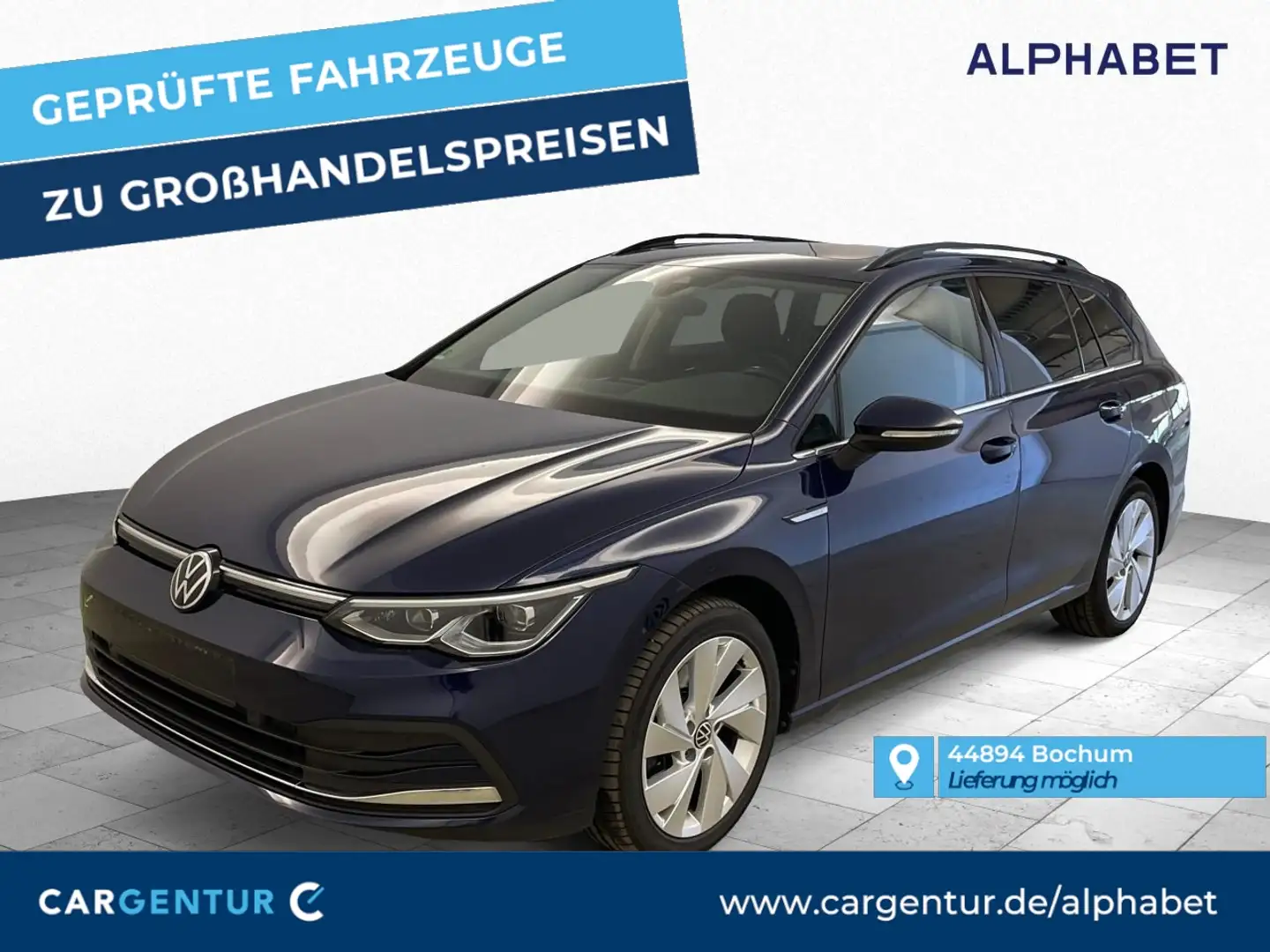 Volkswagen Golf VIII 2.0 TDI Style Pano Navi ACC Bleu - 1