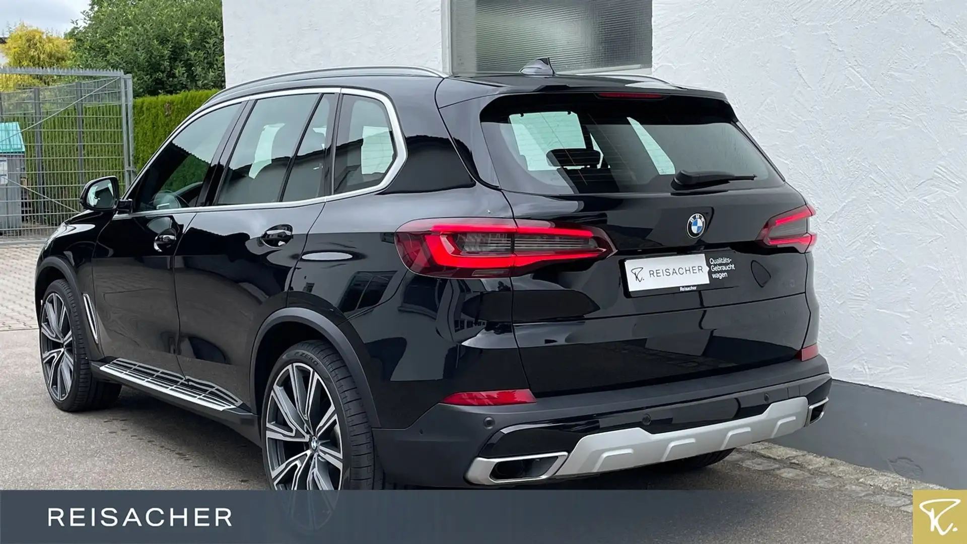 BMW X5 xDrive30d A el.Sitz+Mem,AHK,Leder,Autom Negro - 2