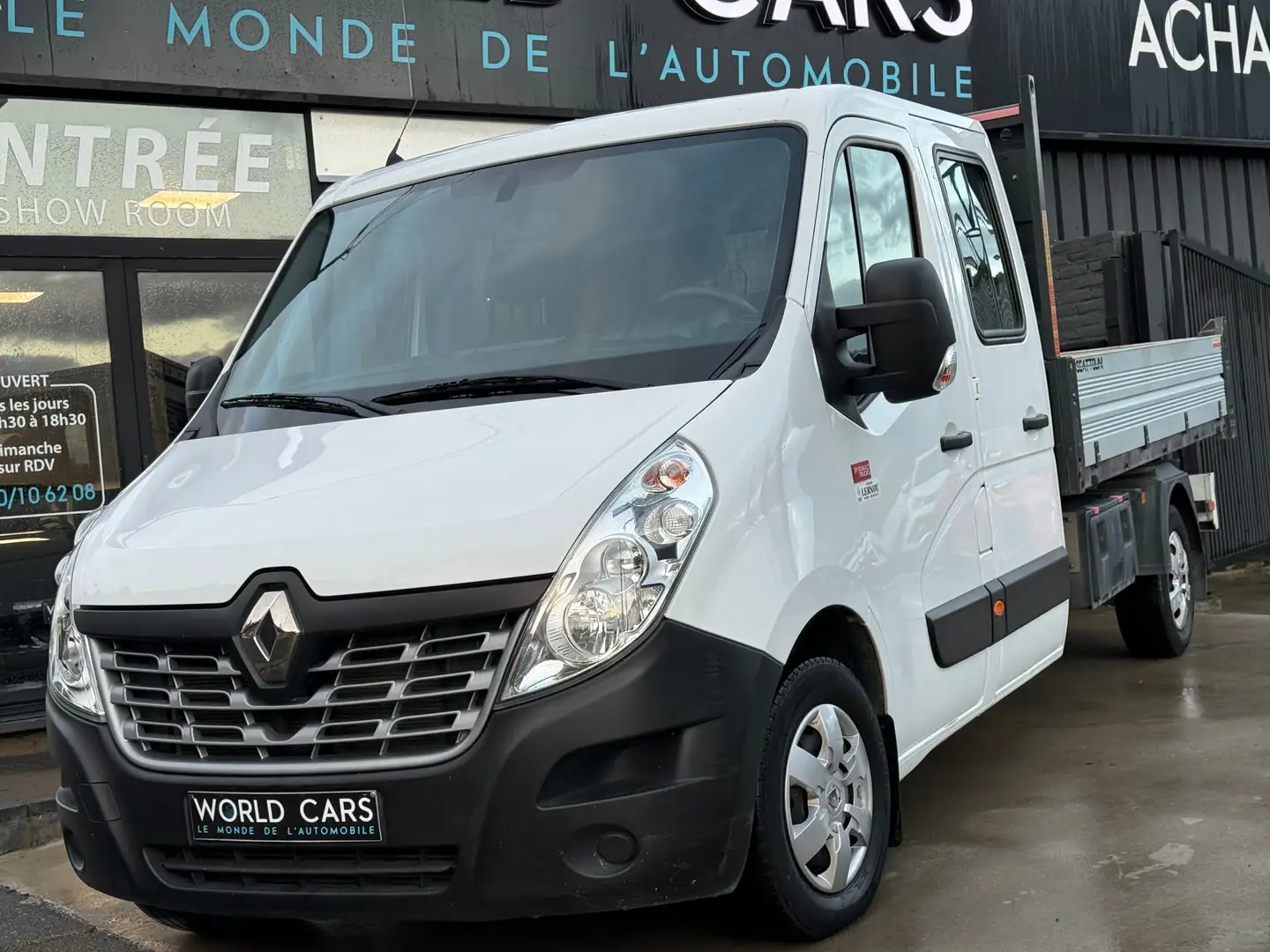 Renault Master 2.3 dCi L3 7PLACES BENNE BASCULANTE TVAC*BTWIN Wit - 1