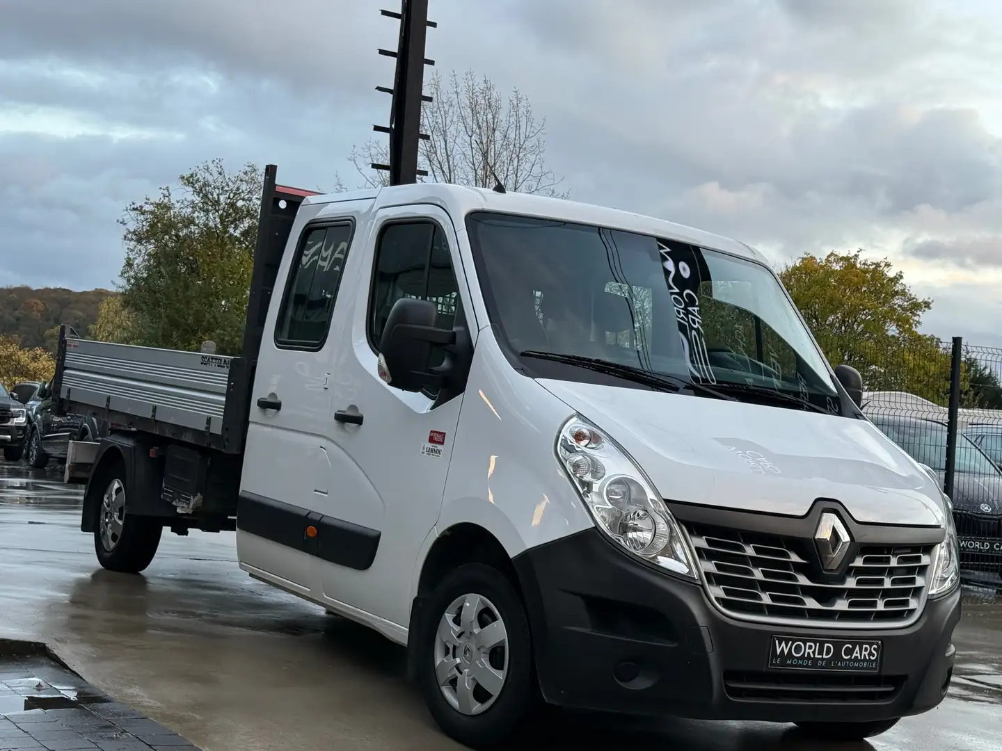Renault Master 2.3 dCi L3 7PLACES BENNE BASCULANTE TVAC*BTWIN Wit - 2