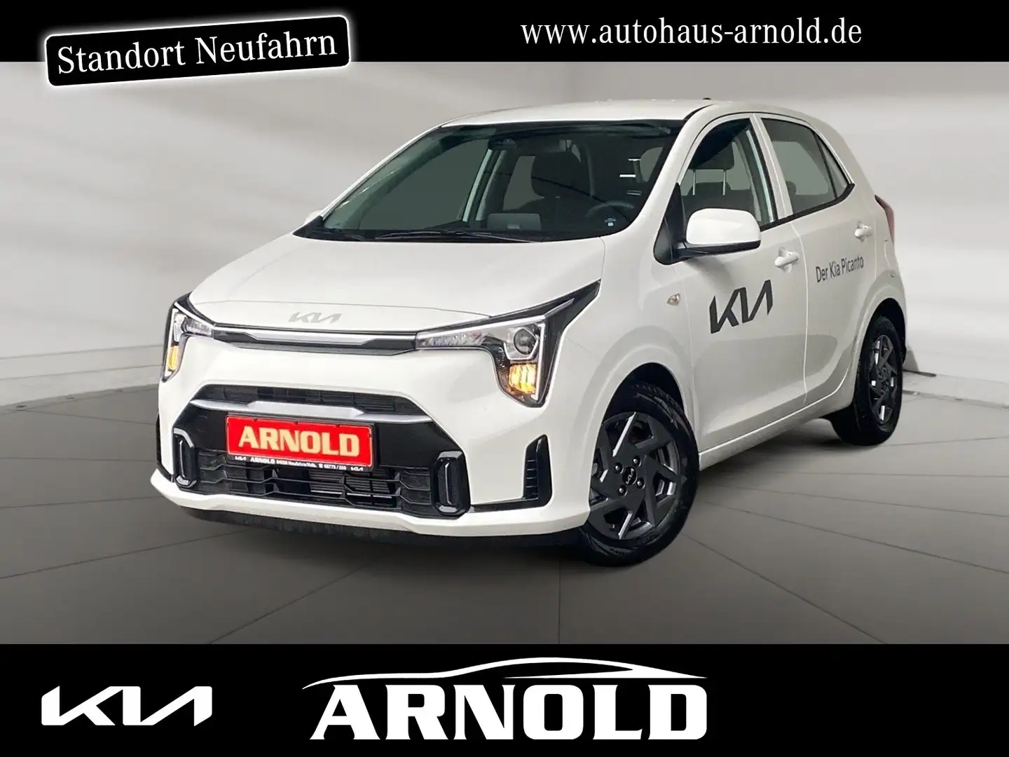 Kia Picanto Picanto 1.0 VISION FACELIFT Navi Lenkradhzg. DAB White - 1