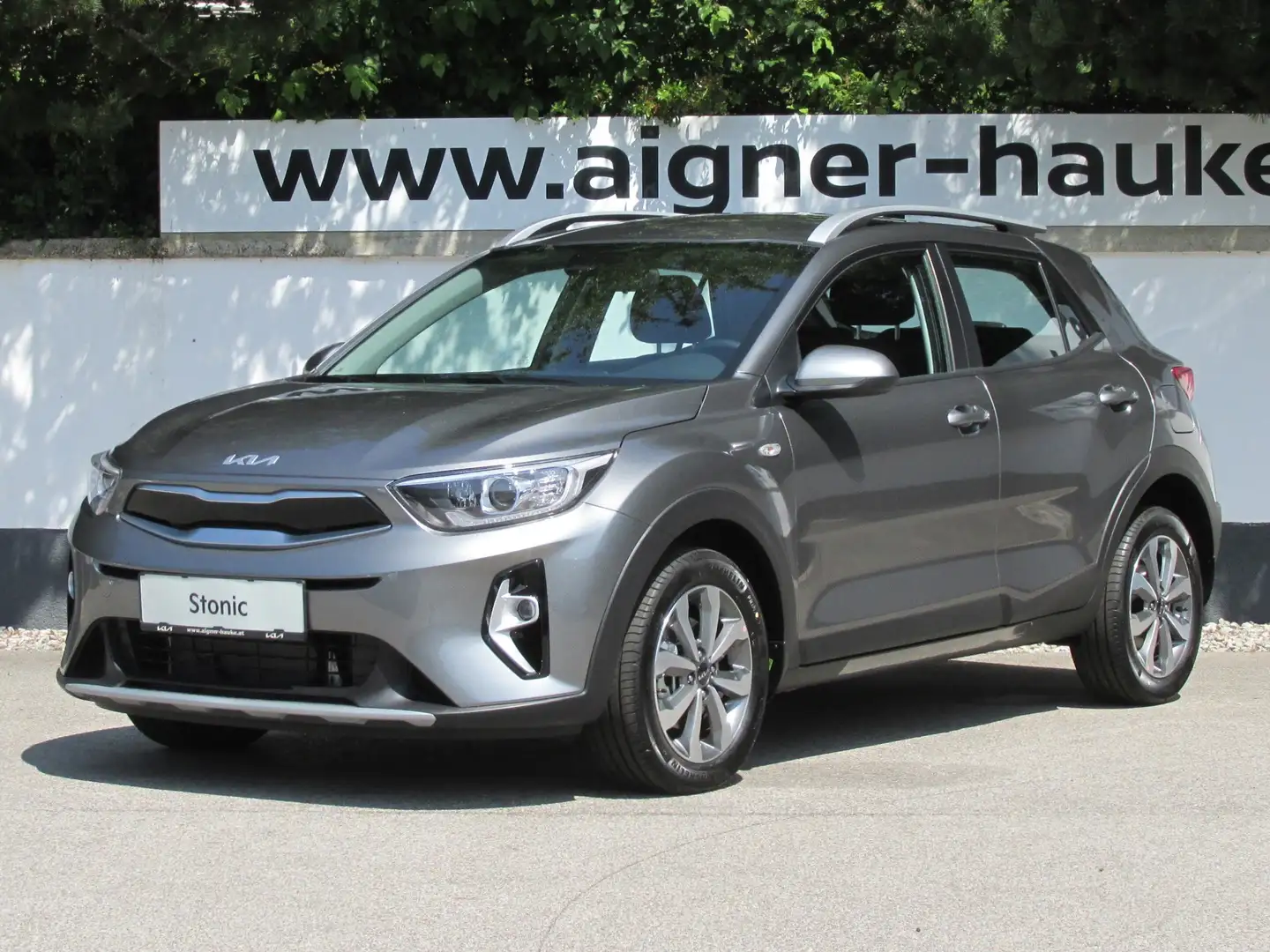 Kia Stonic 1,0 TGDI GPF ISG Silber Grau - 1