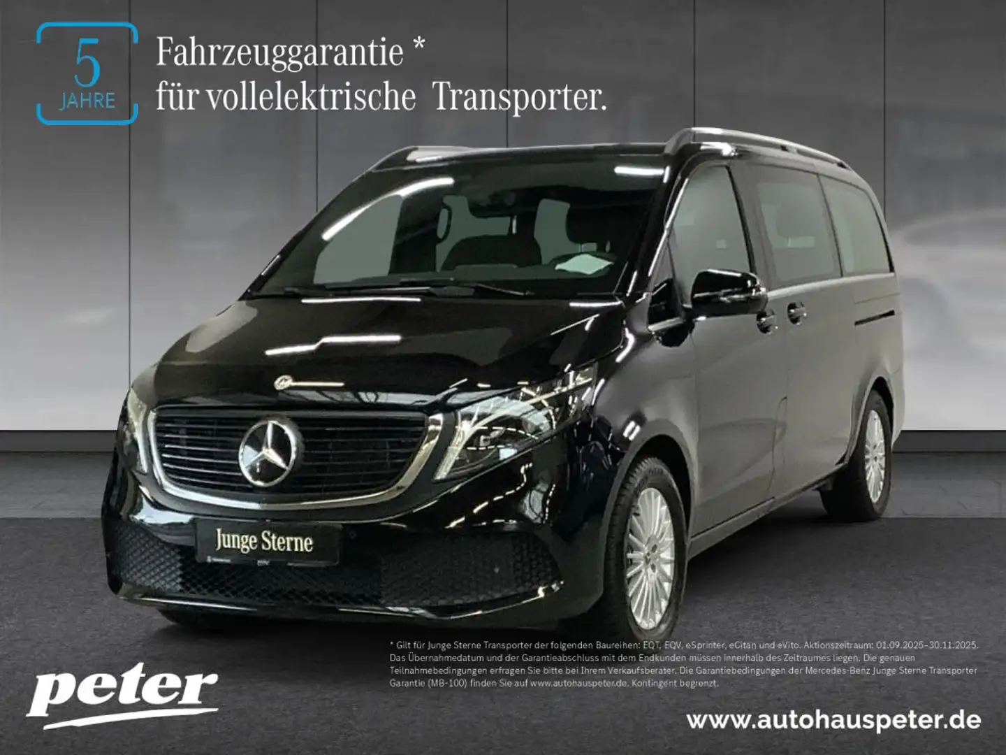 Mercedes-Benz EQV 300 AVANTGARDE Lang Distronic/360°/LED-ILS Noir - 1