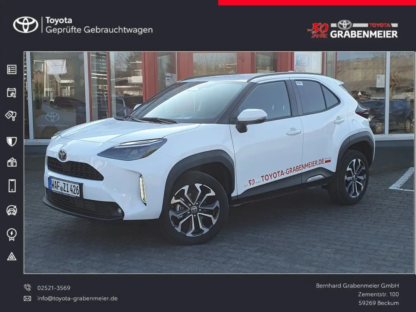 Toyota Yaris Cross Hybrid 130 1.5 VVT-i Teamplayer (XPB1) Blanc - 1