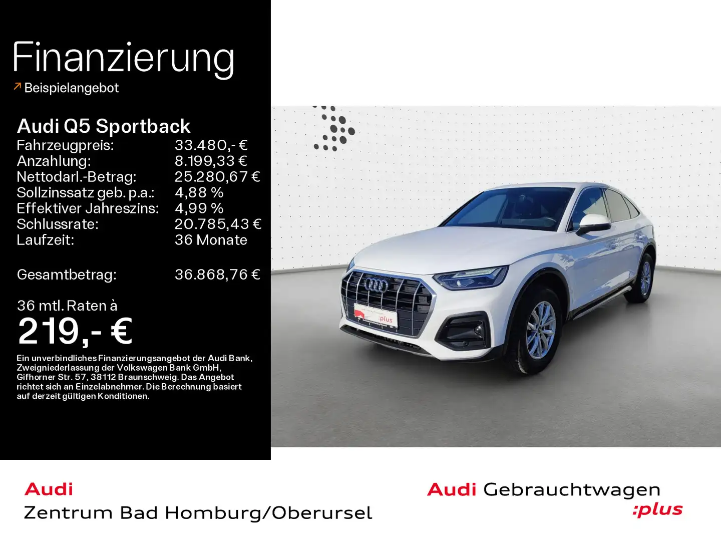 Audi Q5 advanced 40 TDI quattro*Einparkhilf Weiß - 1