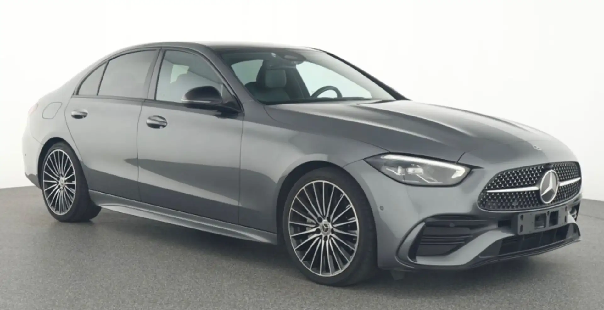 Mercedes-Benz C 180 LIM AMG PANO LEDER AMBI LED KAM NIGHT Grau - 2