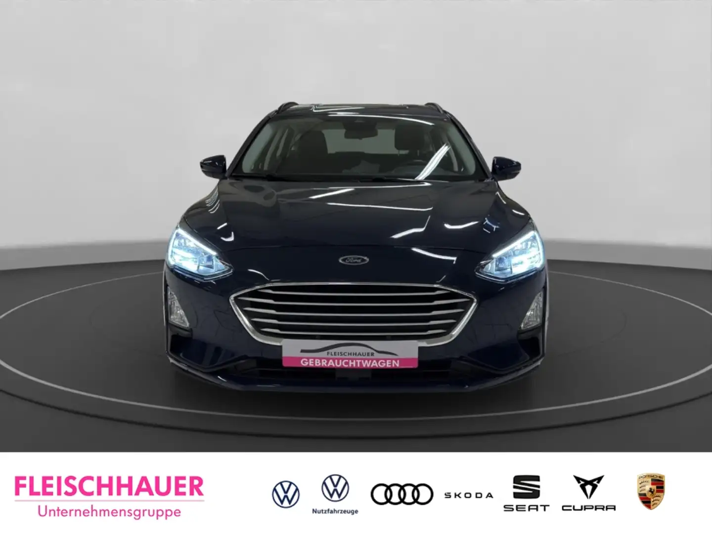 Ford Focus Turnier Trend 1.0 EcoBoost LED+PDC+GRA+Telefon Bleu - 2