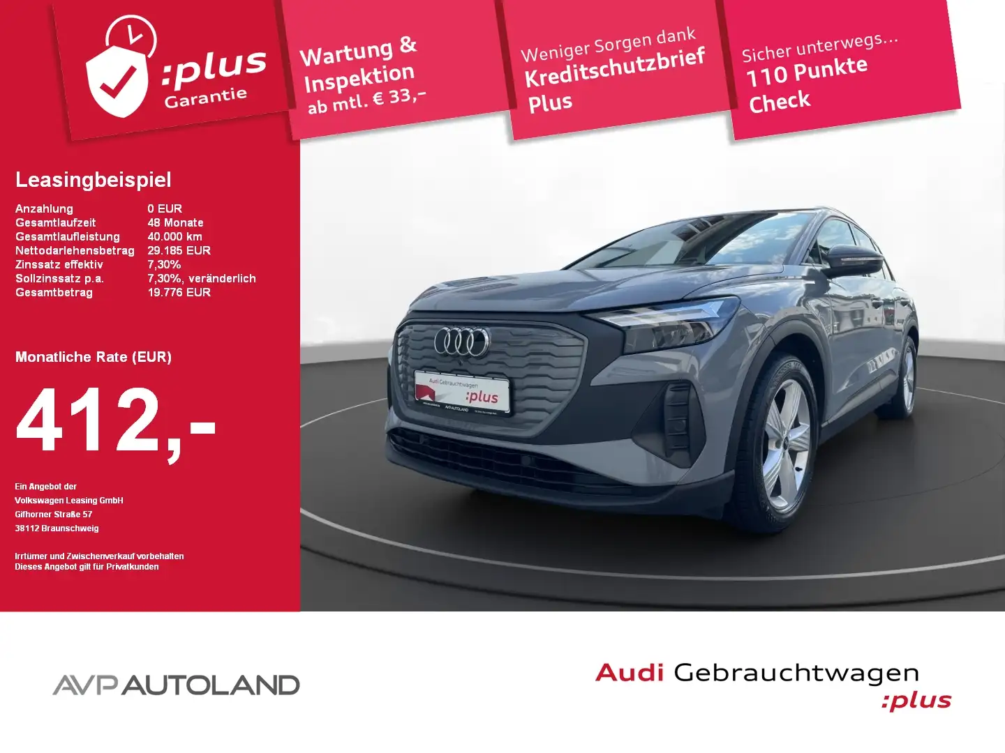 Audi Q4 e-tron Q4 40 e-tron MMI NAVI PLUS Grau - 1